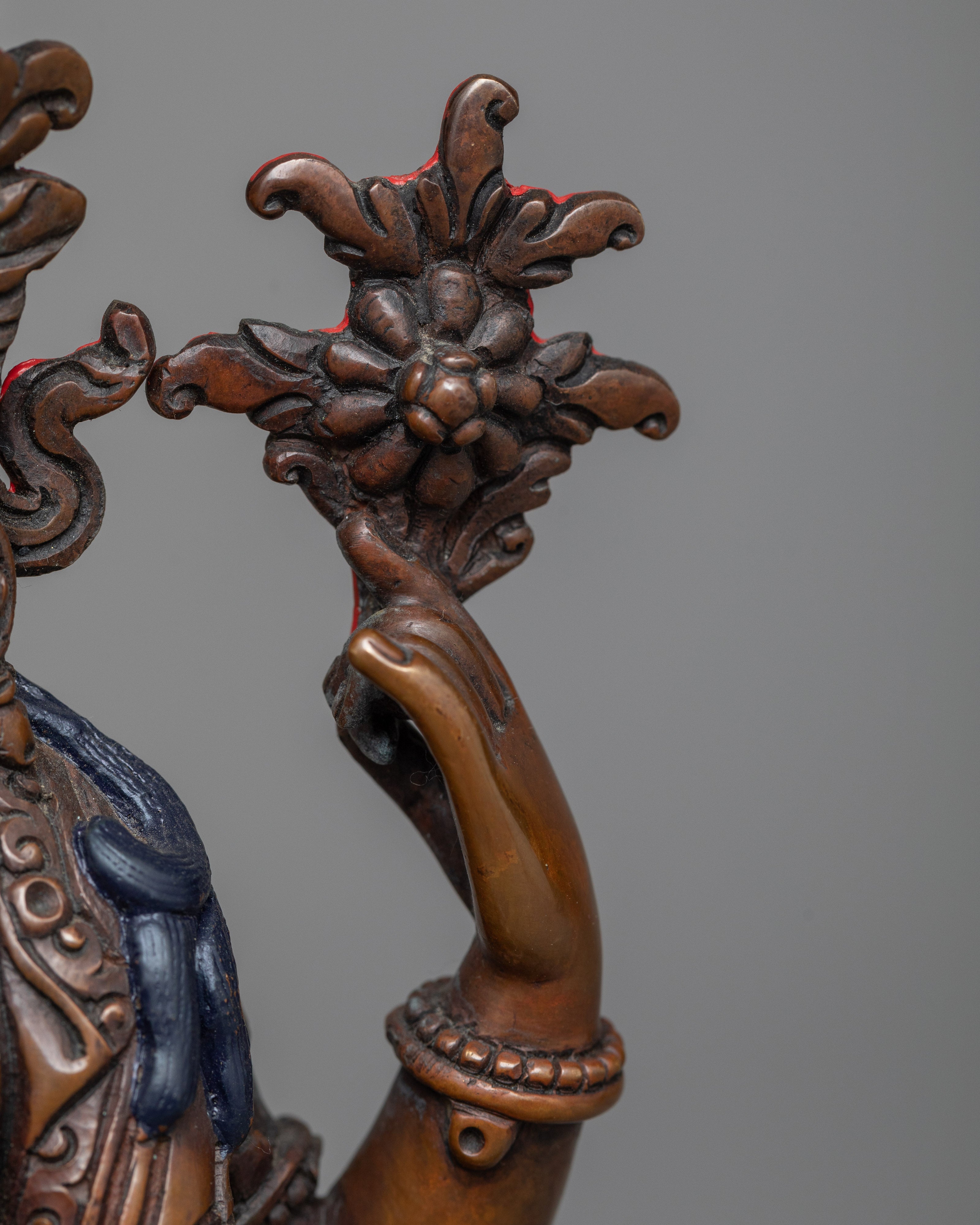 Chenrezig with Four Arms Statue | Embodiment of Compassion