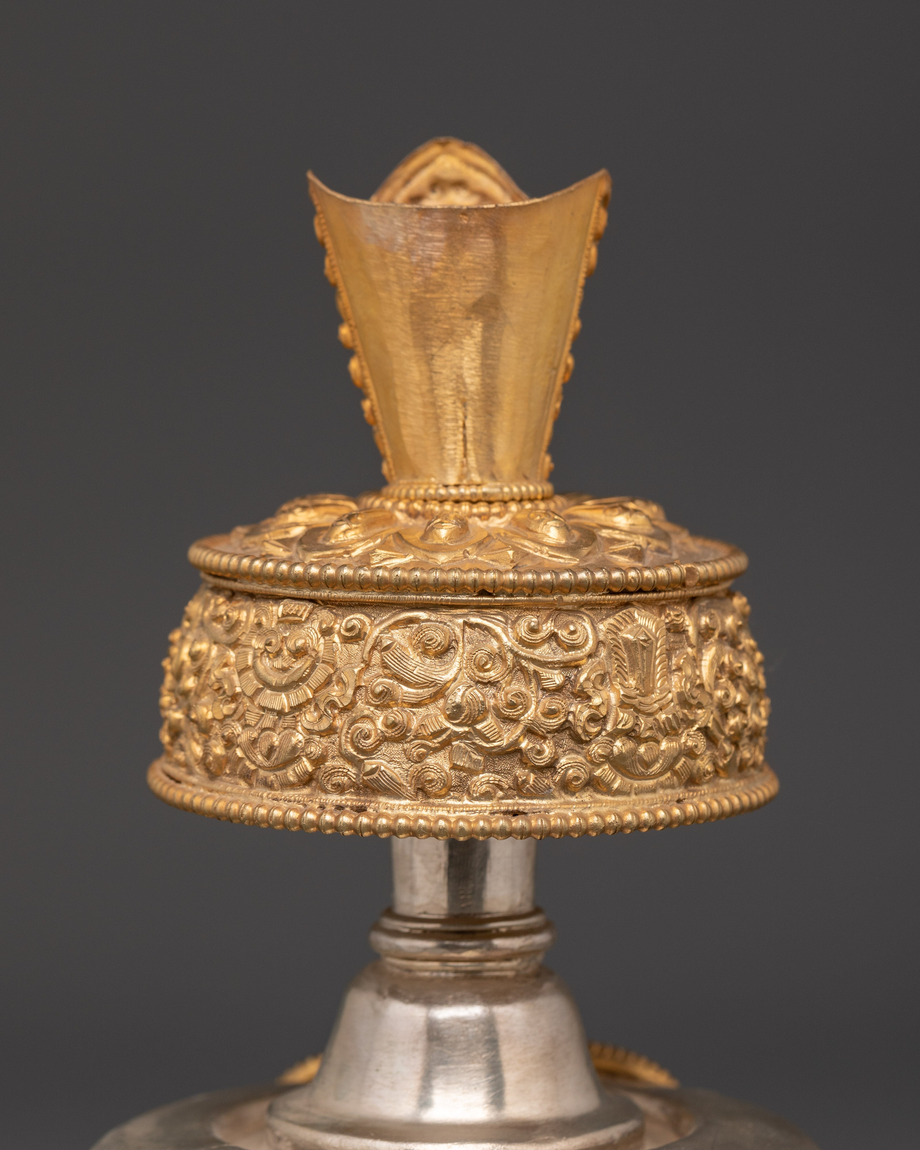 Tibetan Copper Bumba Vessel | Handcrafted Sacred Ritual Water Pot