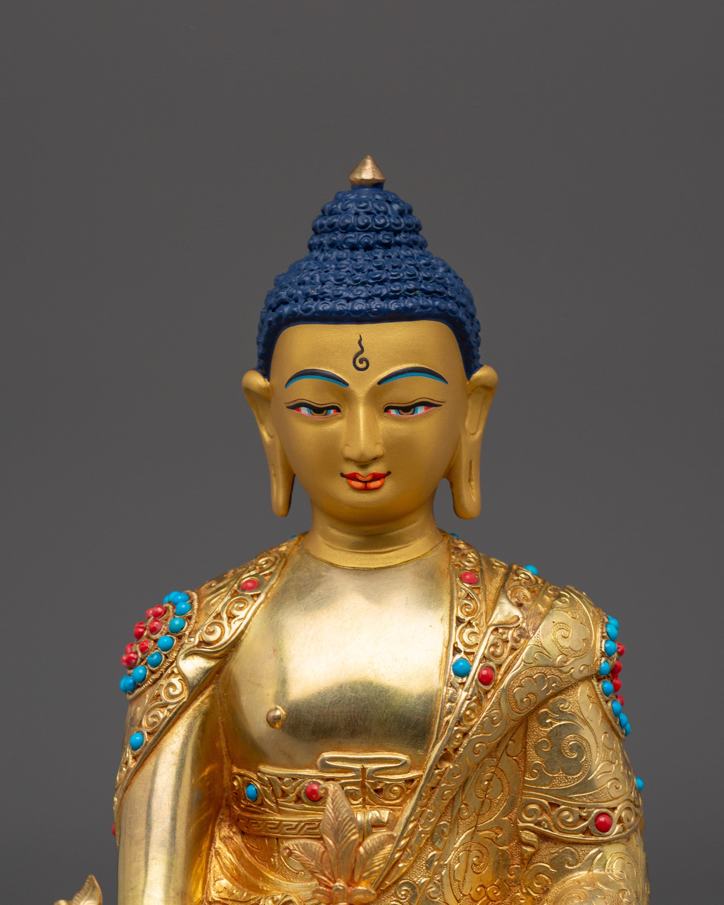 Tibetan Medicine Buddha Sculpture | Spiritual Healing
