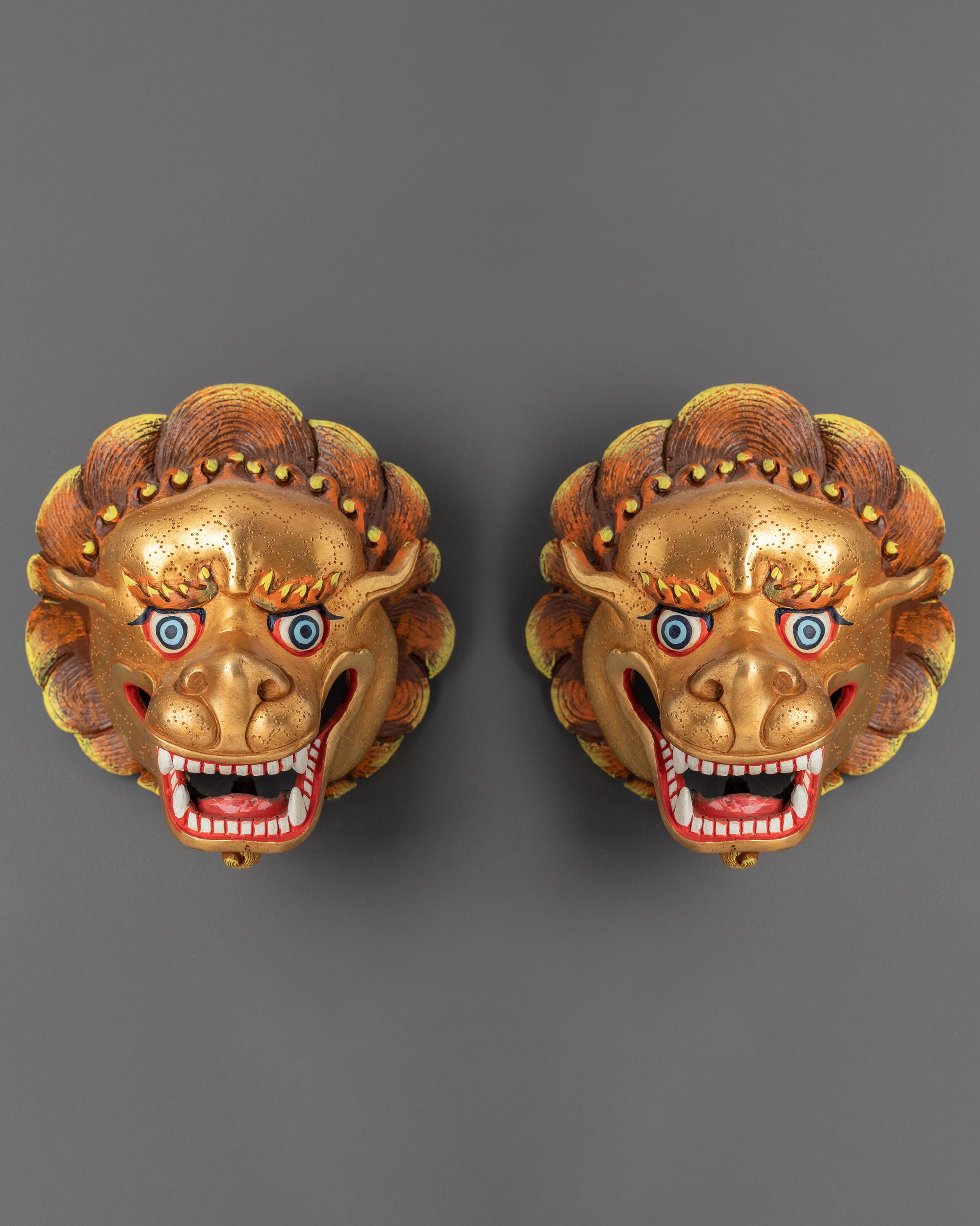 Gold Plated Copper Wall Hanging | Spiritual and Artistic Home Decor