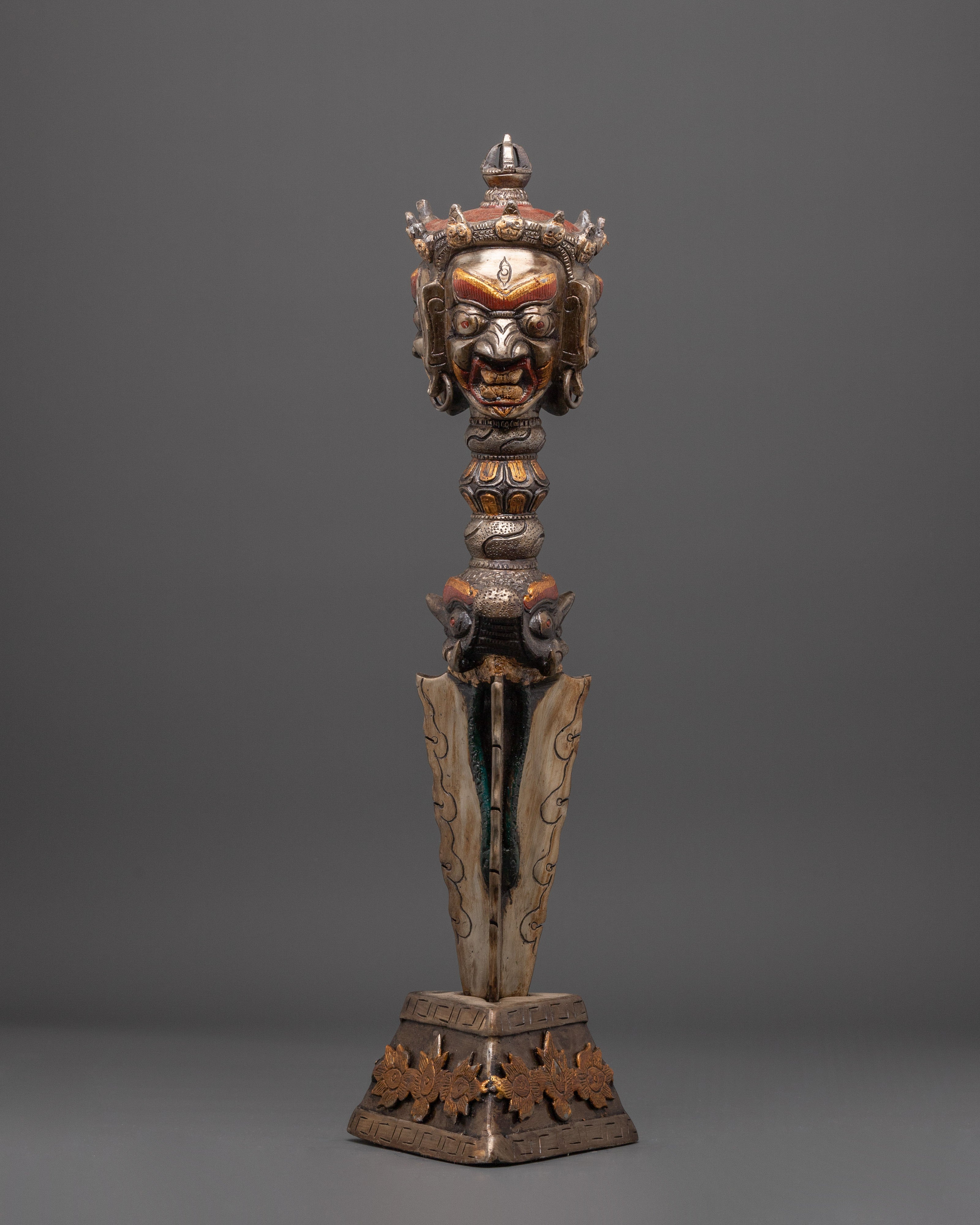 Spiritual protection Phurba | Handcrafted Iron Dagger