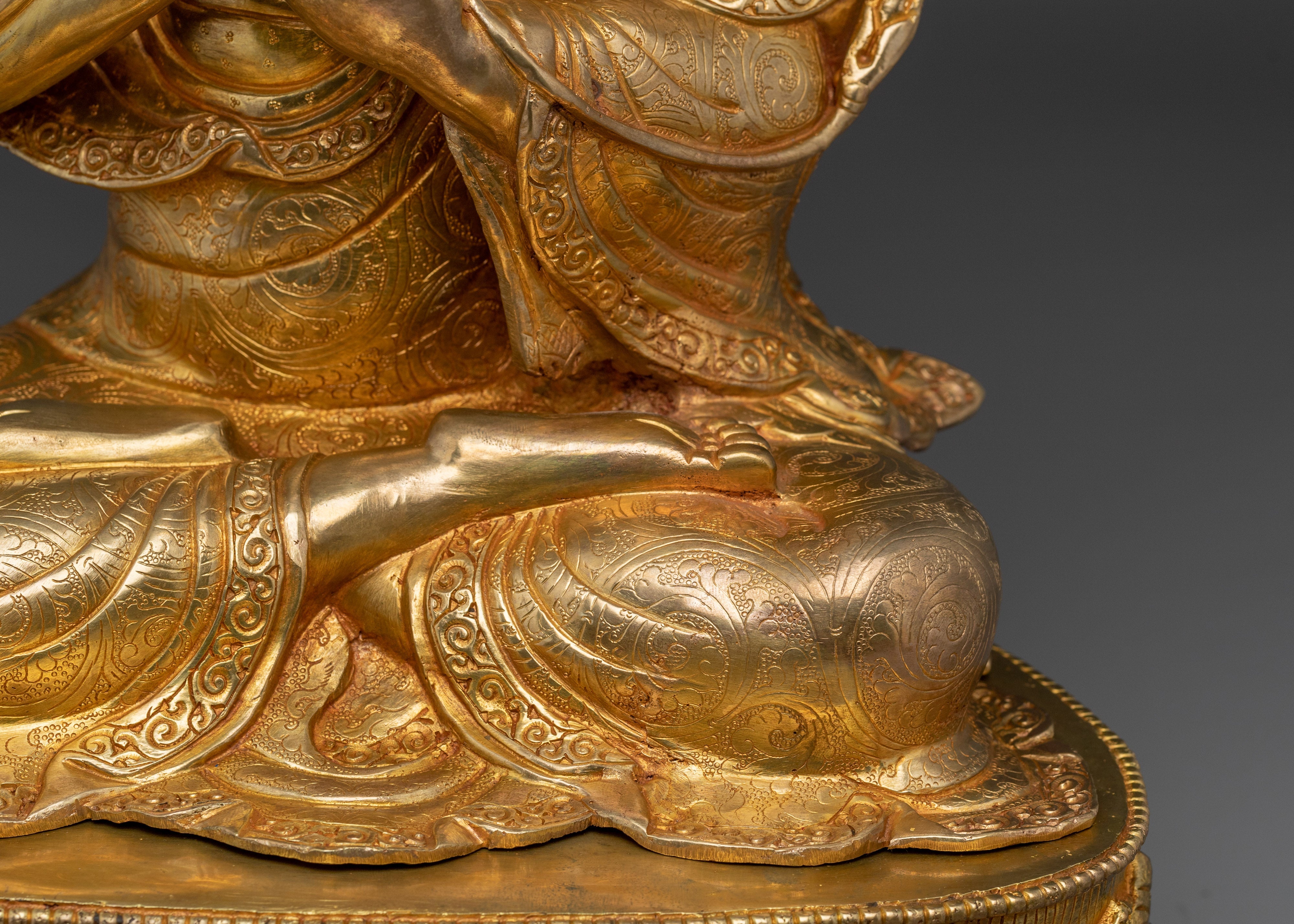 Lobsang Drakpa Statue | Tshongkhapa - Tibetan Religious Guru