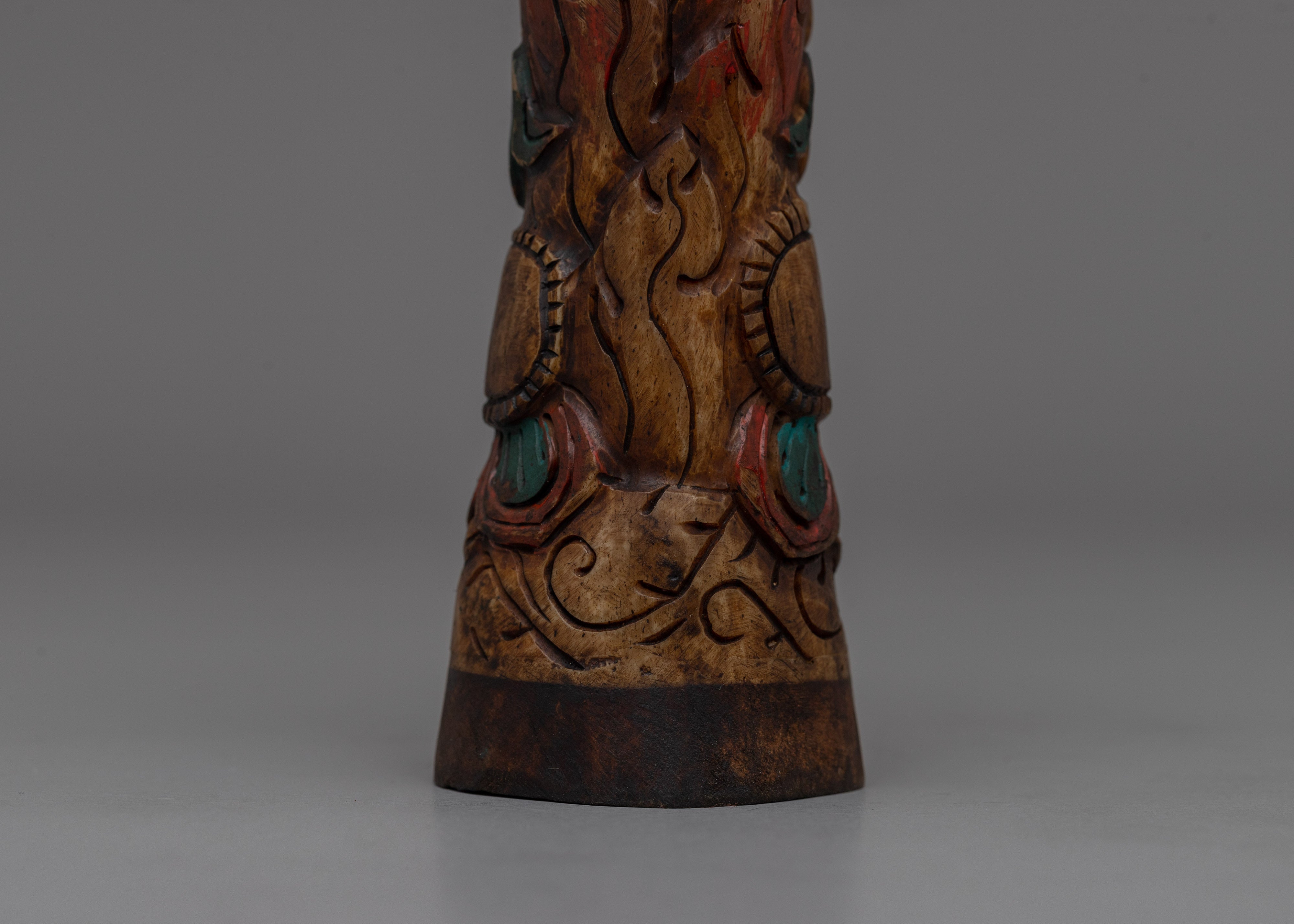 Handcrafted Mahakala Protector Statue | Guardian Deity of Tibetan Buddhism