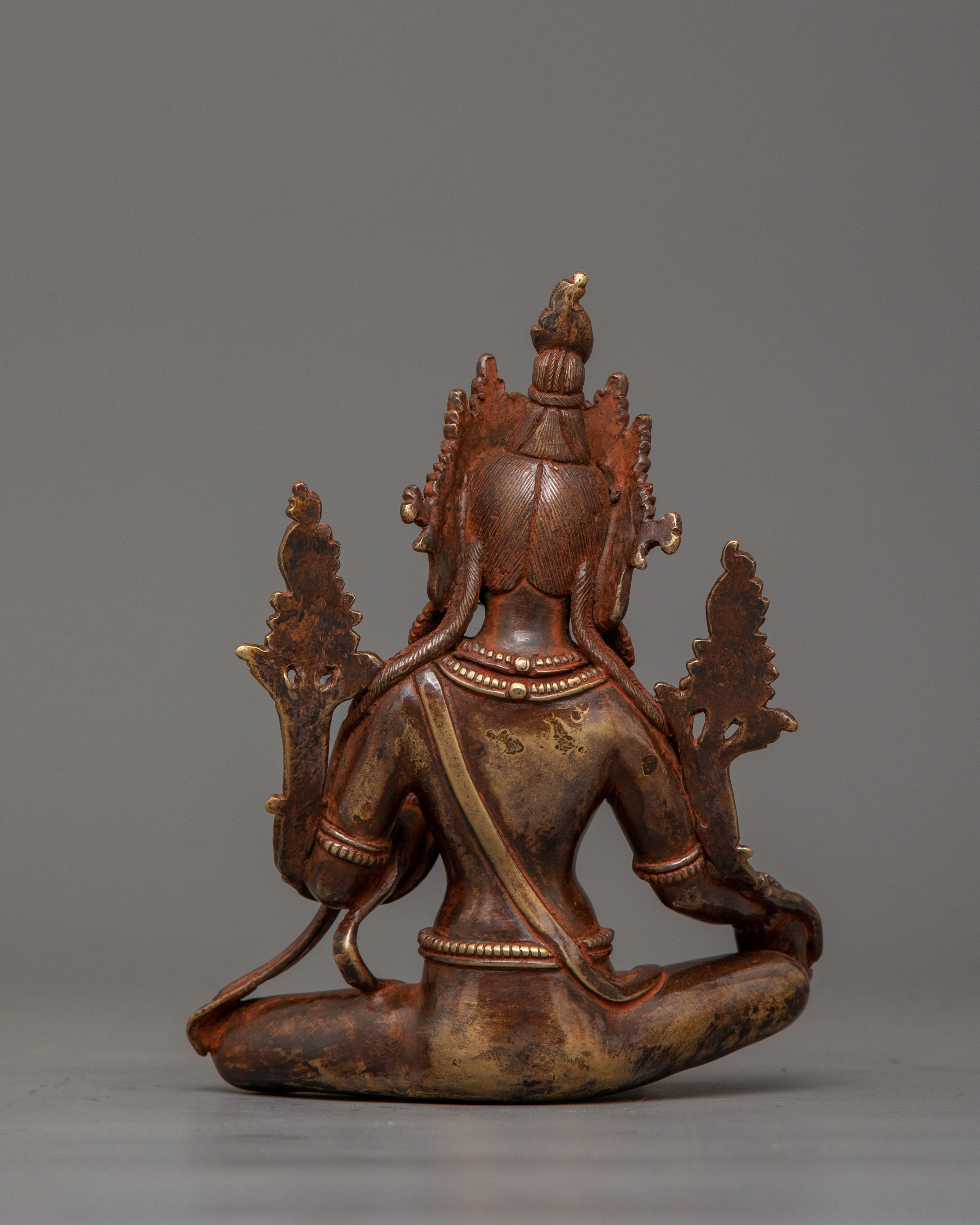 Oxidized Syamatara Statue | Female Deity of Protection and Healing
