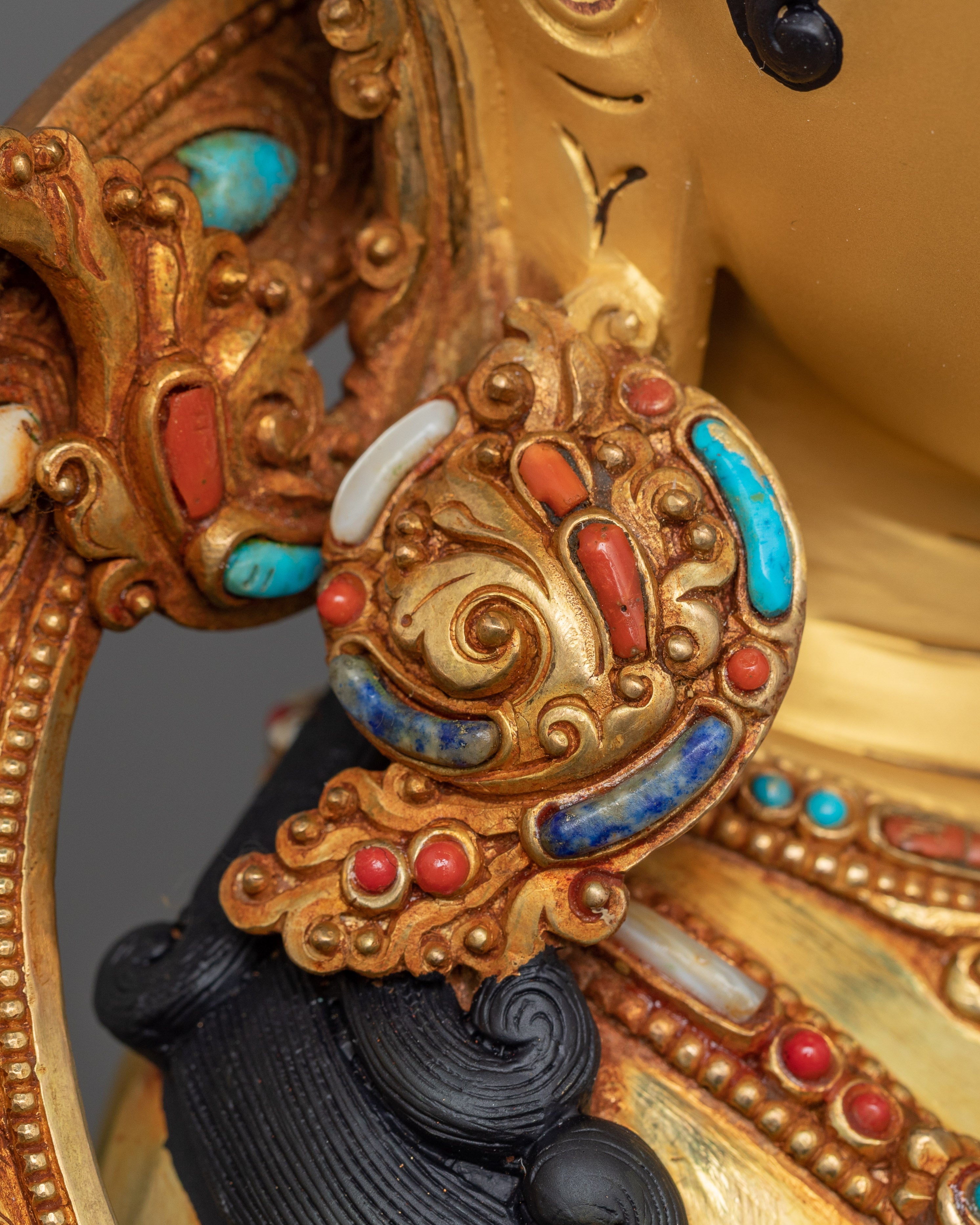 Himalayan Bodhisattva Goddess Green Tara Sculpture | Mother of Compassion and Mercy