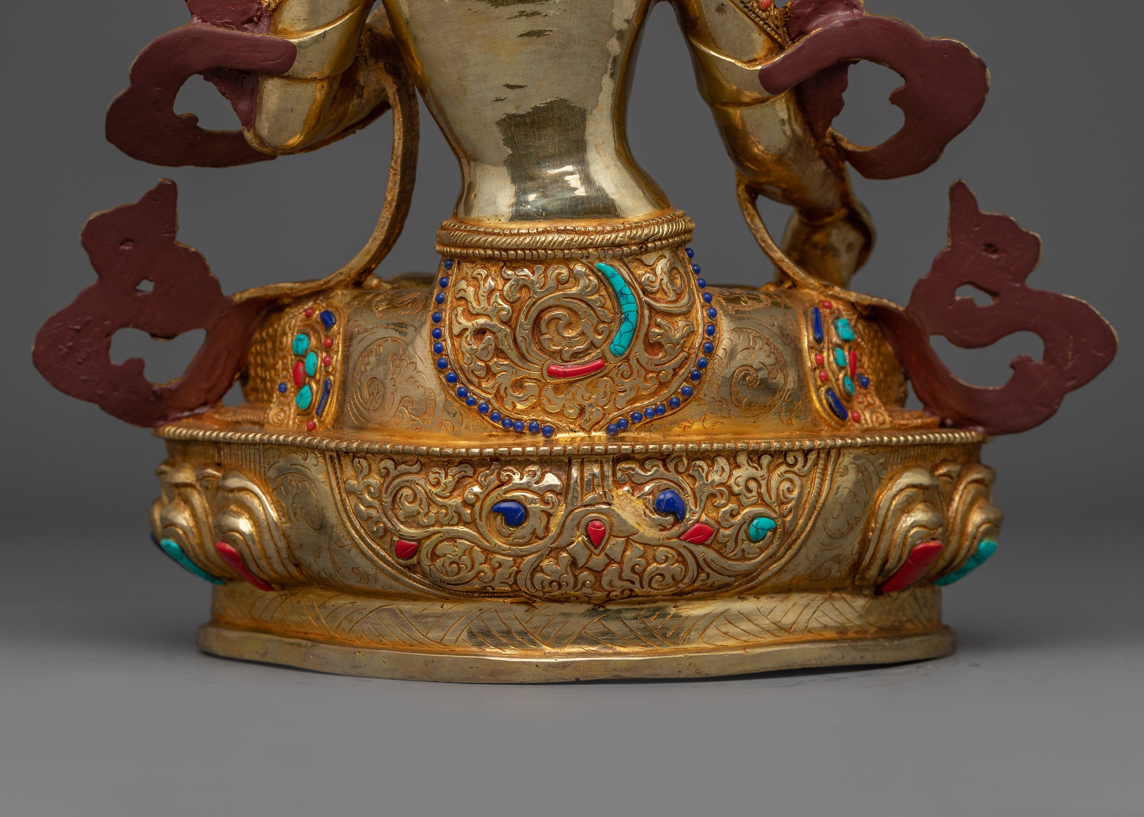 Handmade Compassionate Mother White Tara Statue | Path of Wisdom and Longevity