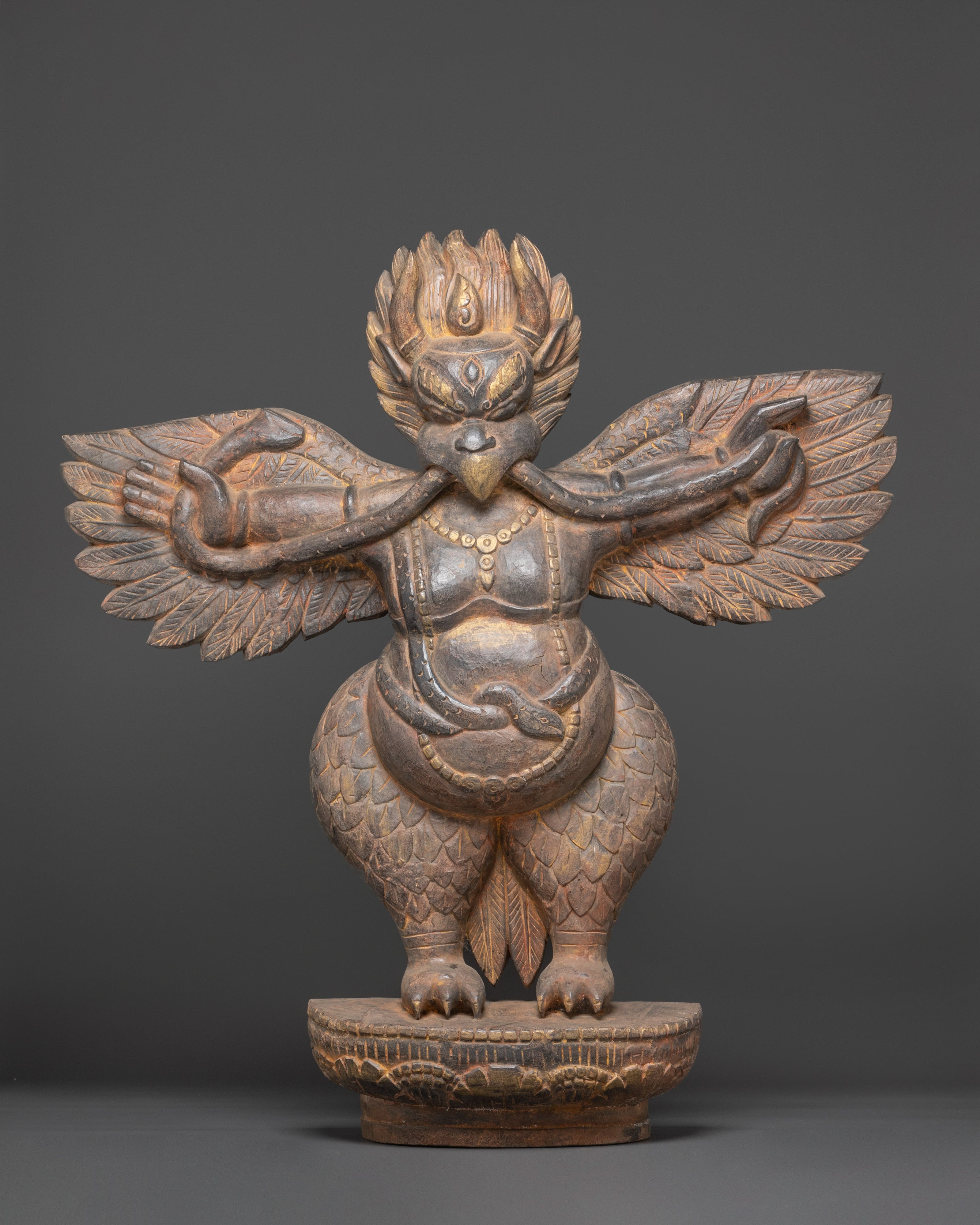 Garuda Wooden Statue