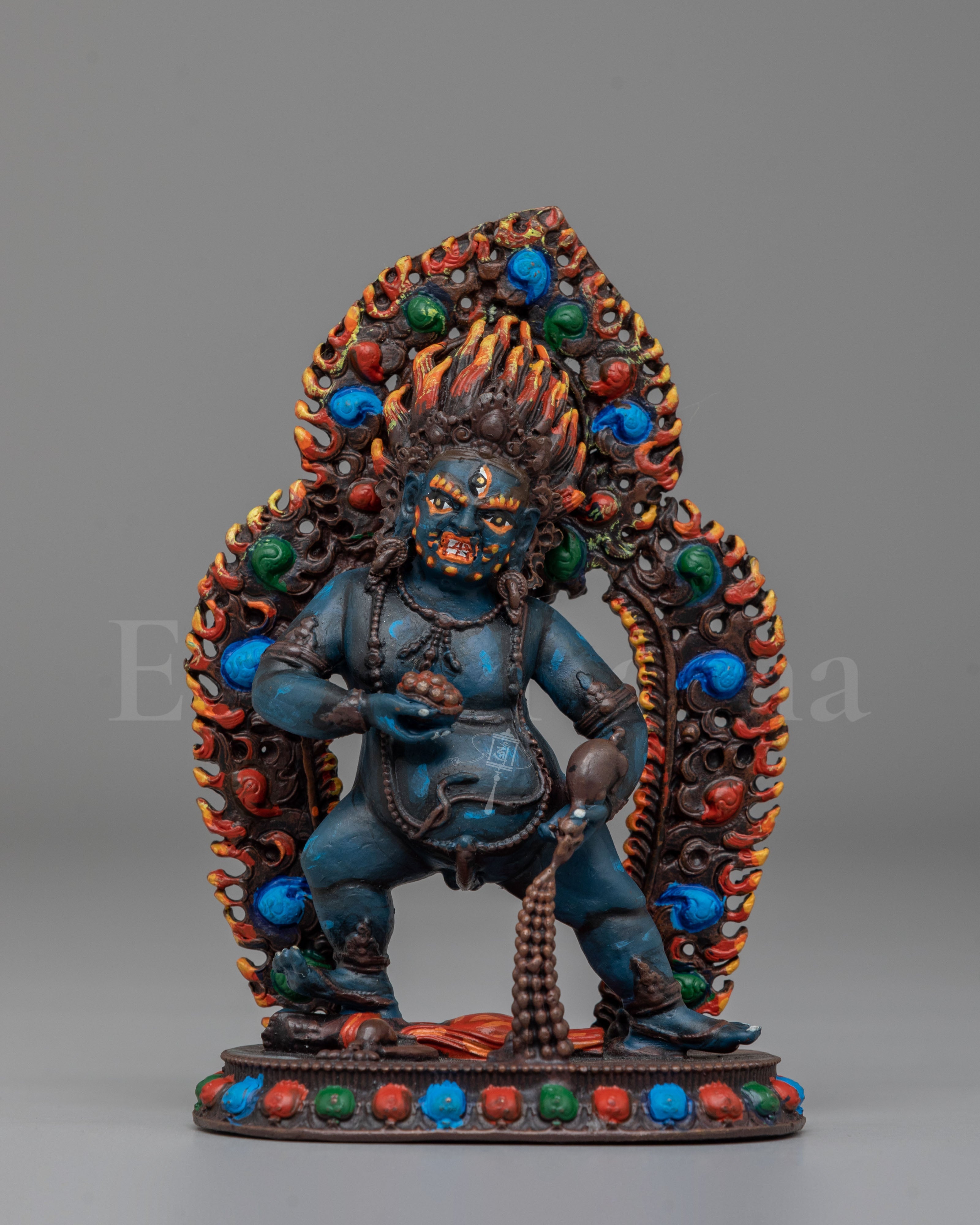 Black Dzambhala Prosperity Statue