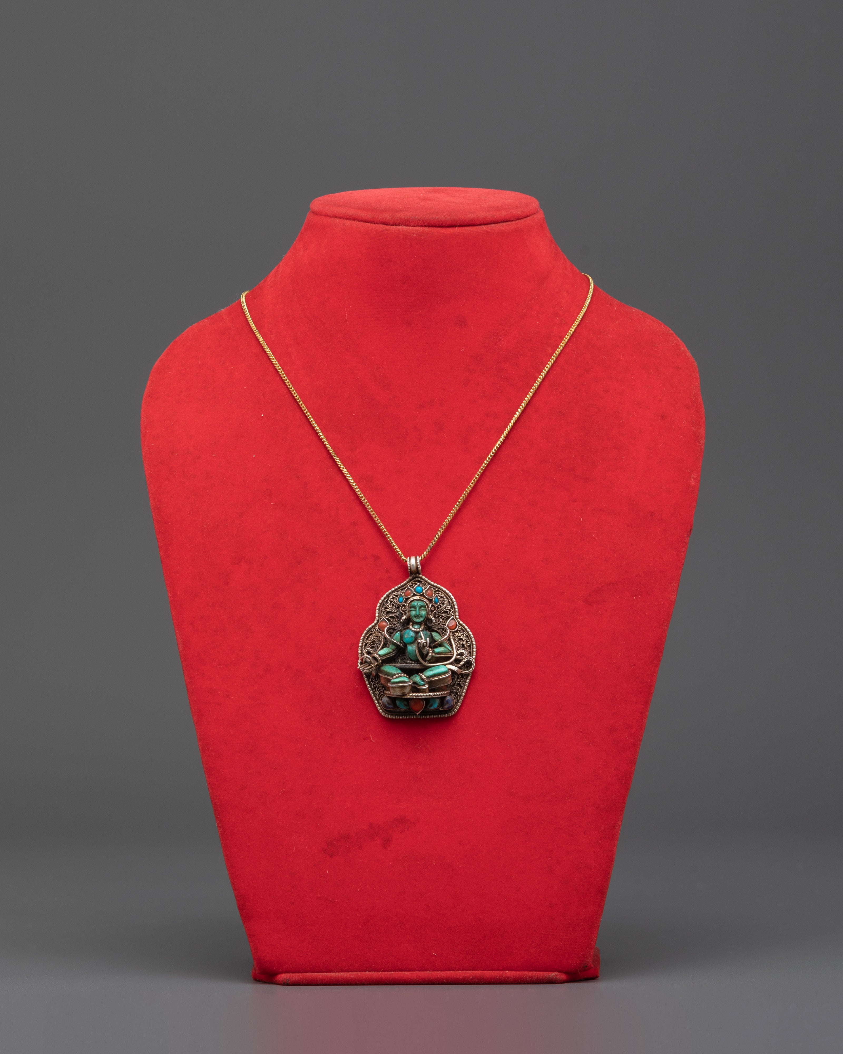 Shyama Tara Statue Locket