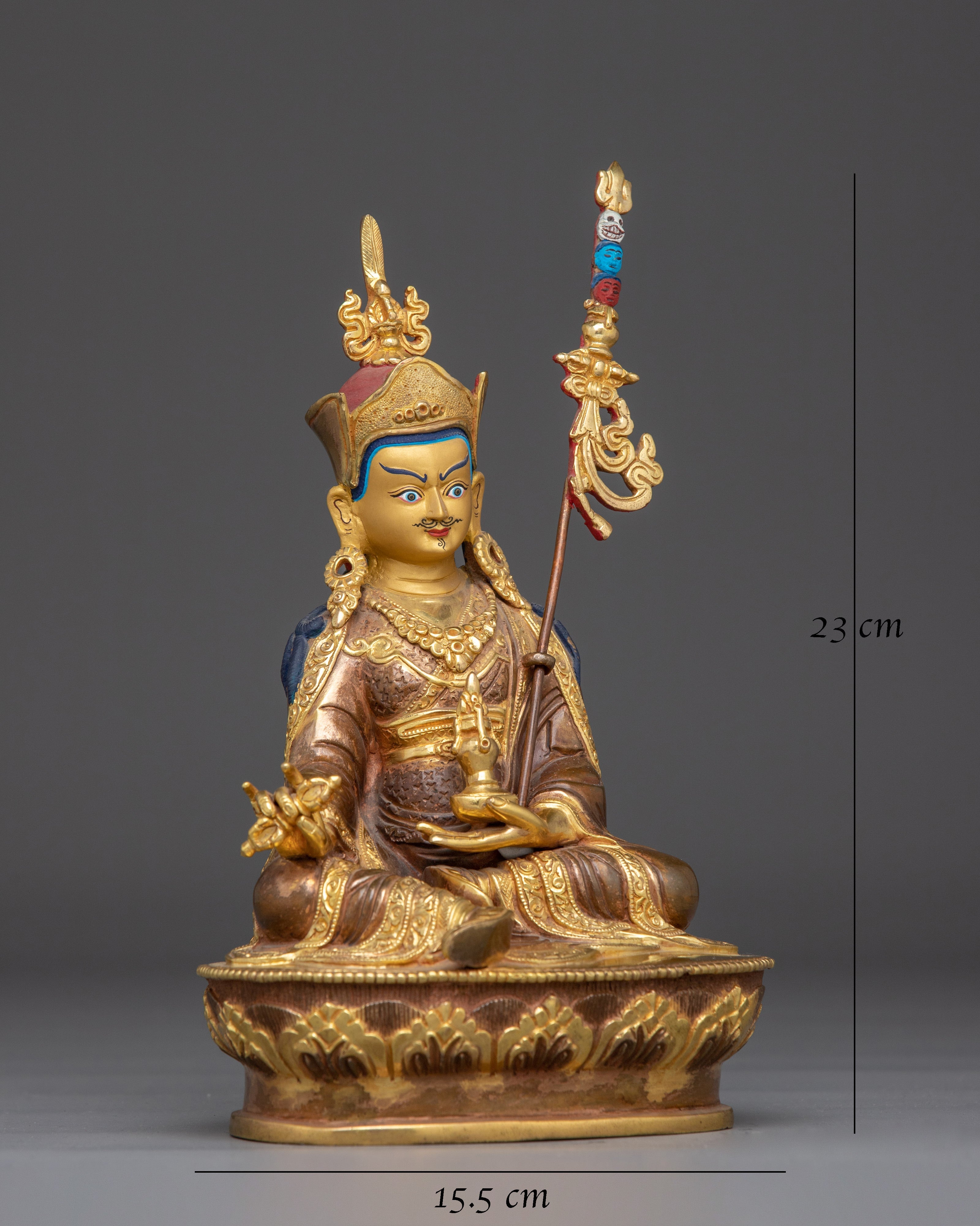 Meditating Lord Padmasambhava Statue