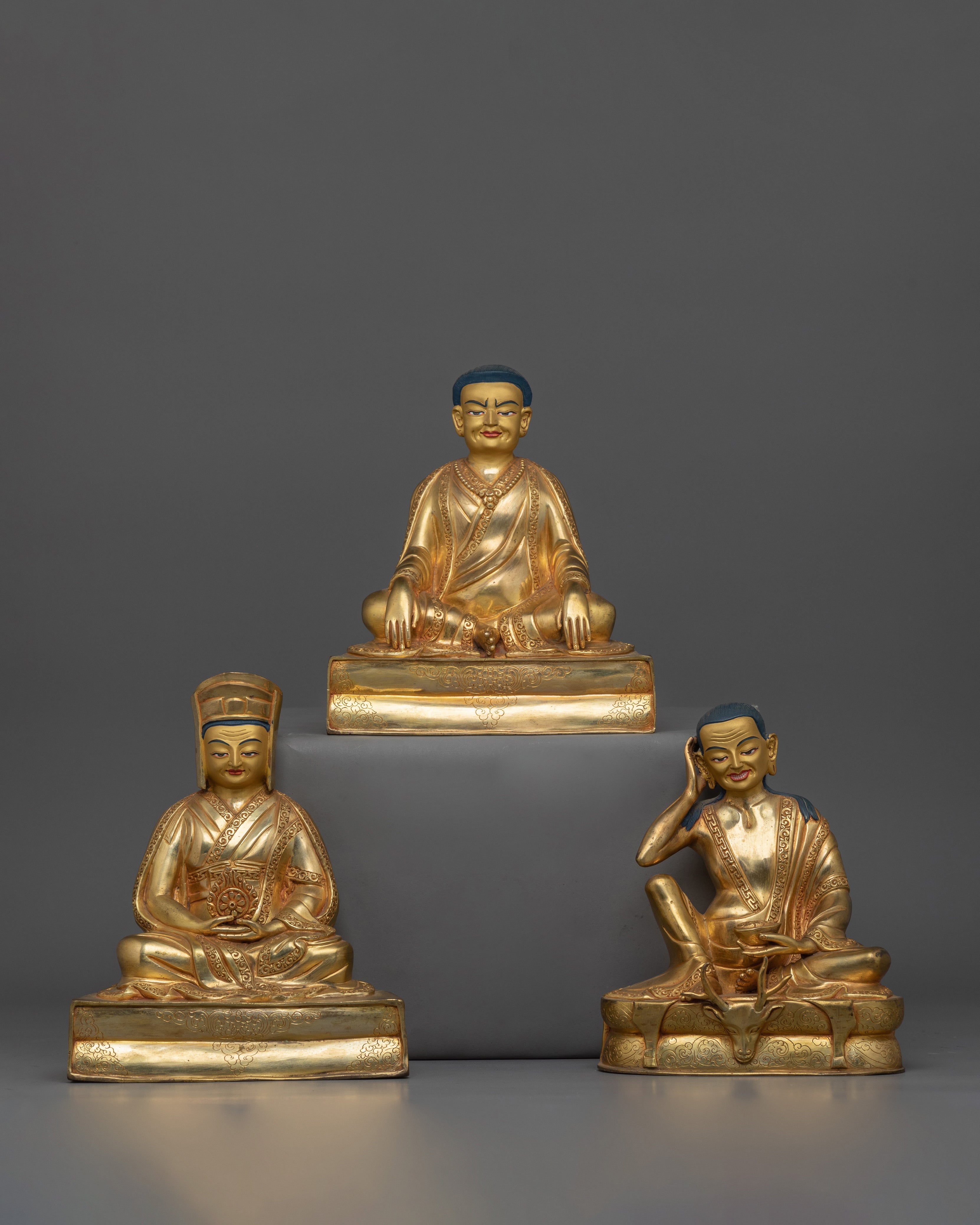 tibetan-guru-statues-set