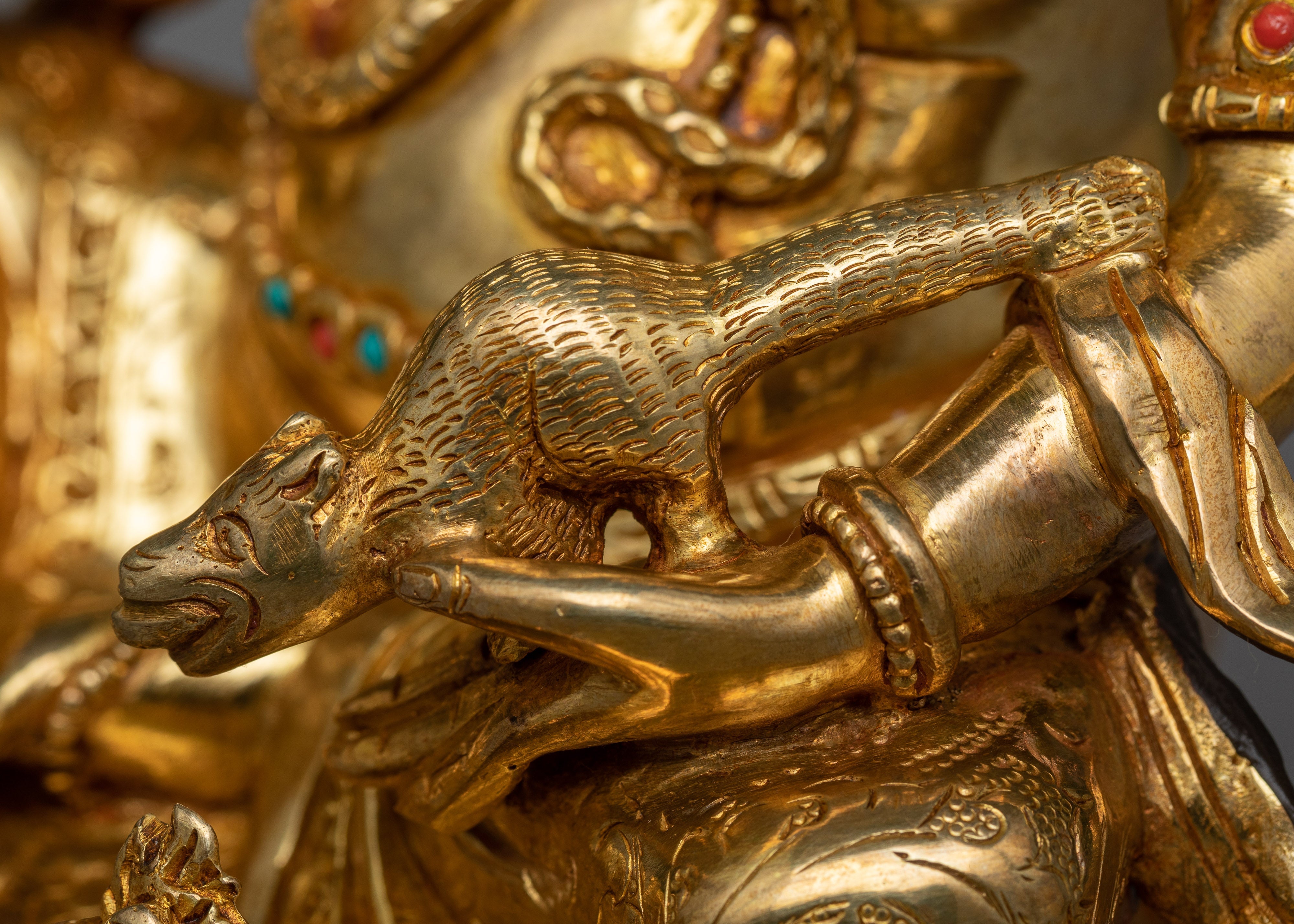 God of Fortune and Wealth, Dzambhala Statue | Symbol of Prosperity