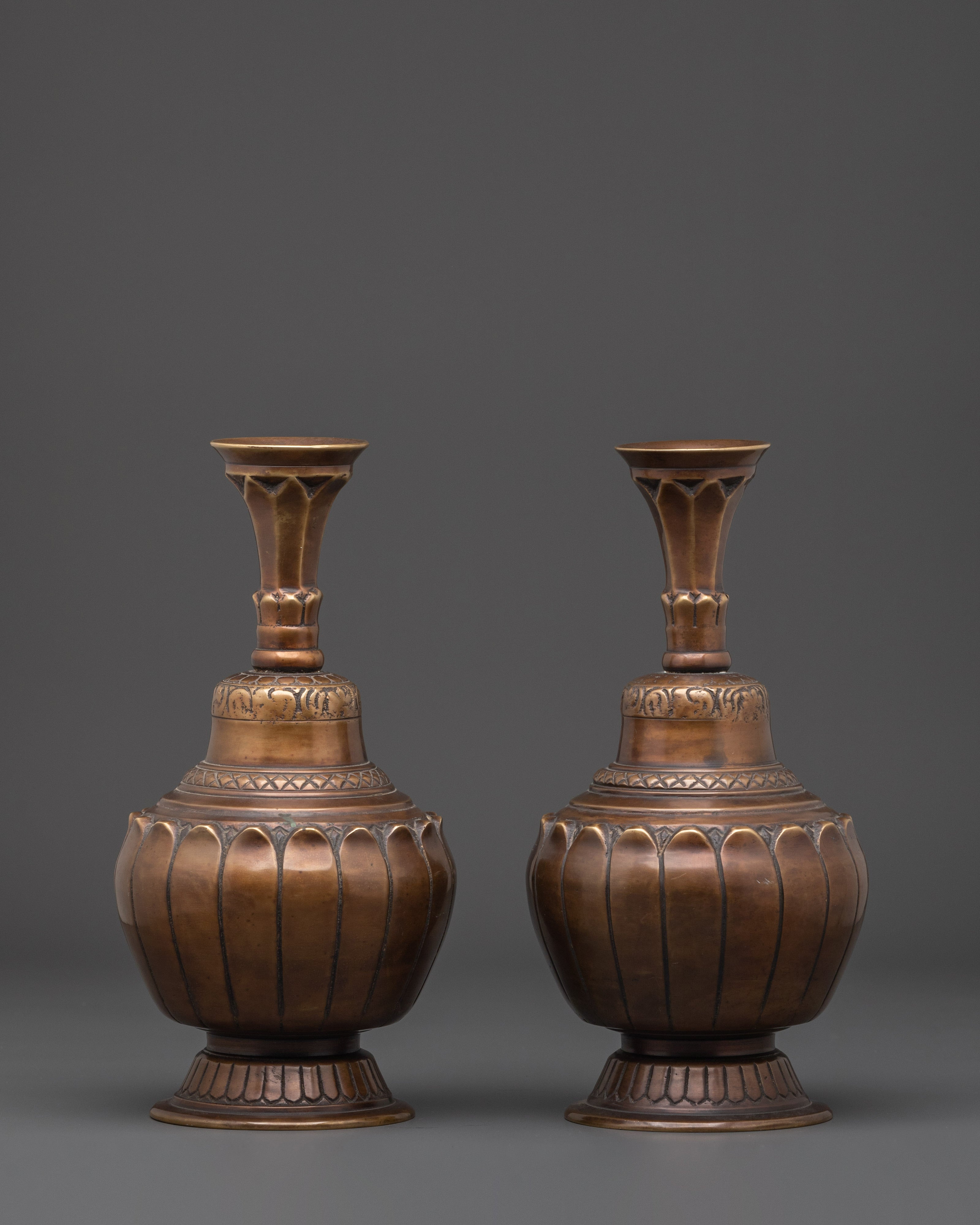 Handcrafted traditional vase set