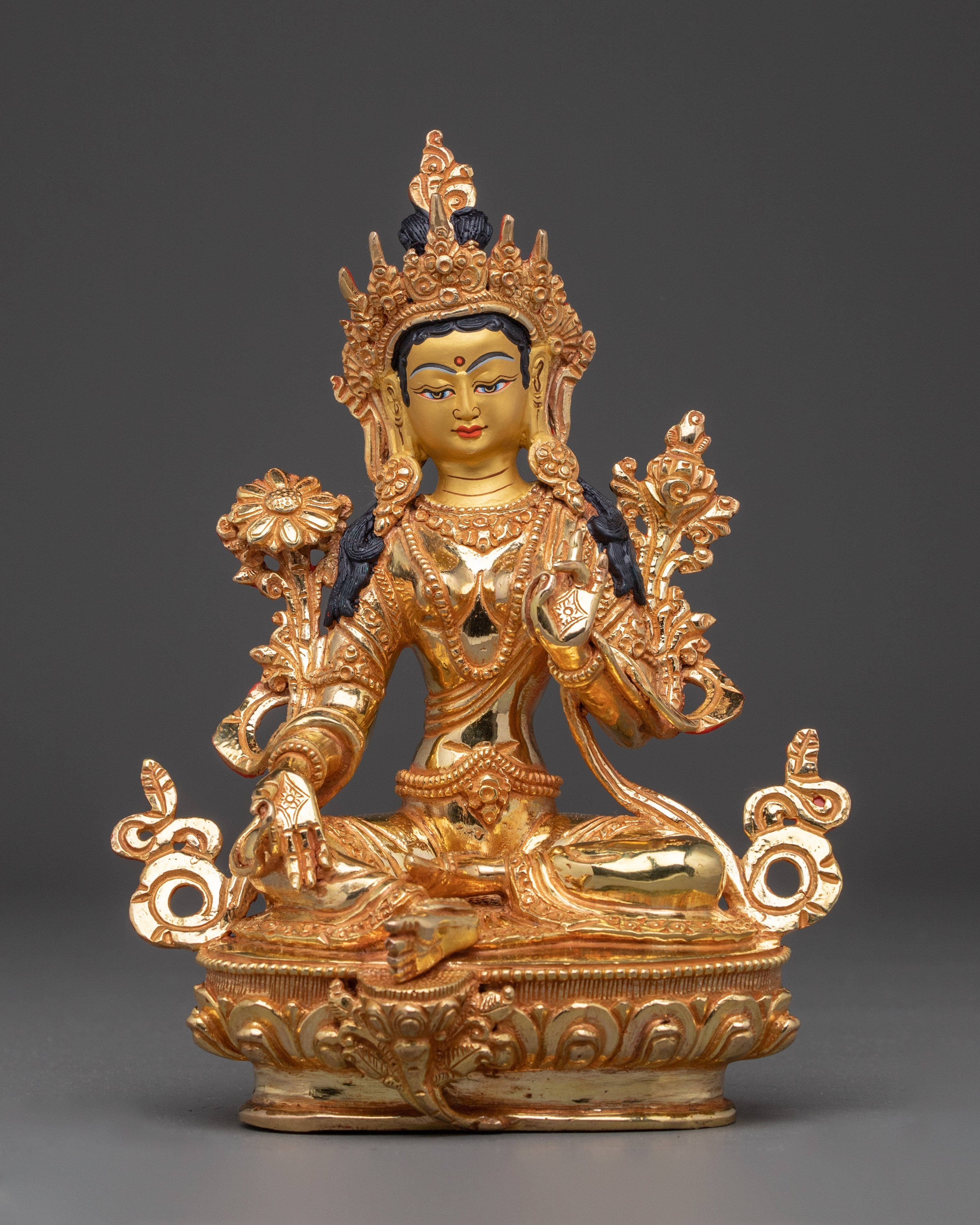 enlightened-green-tara-statue