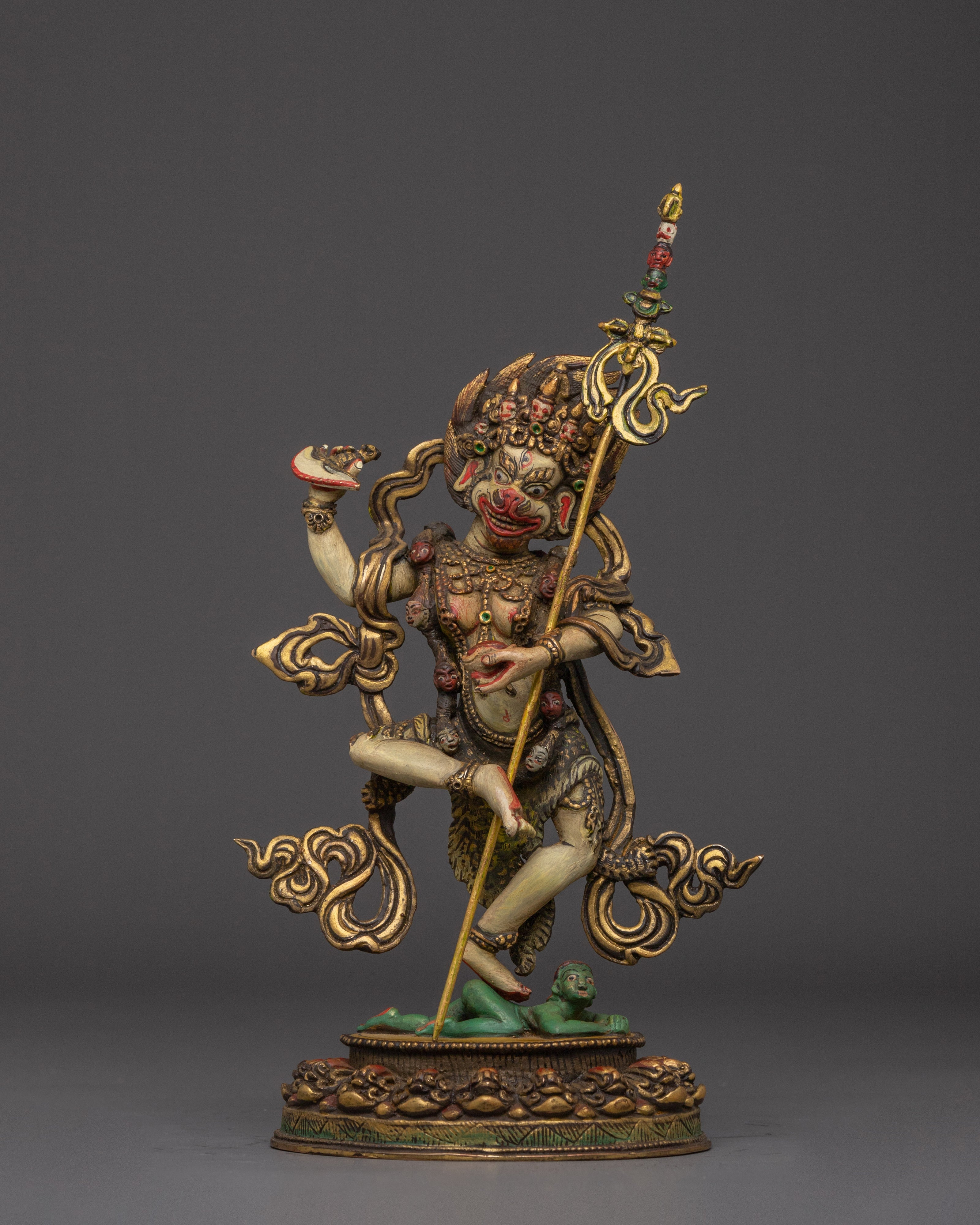 Lion-Headed Dakini, Simha Mukha Statue | Tantric Deity