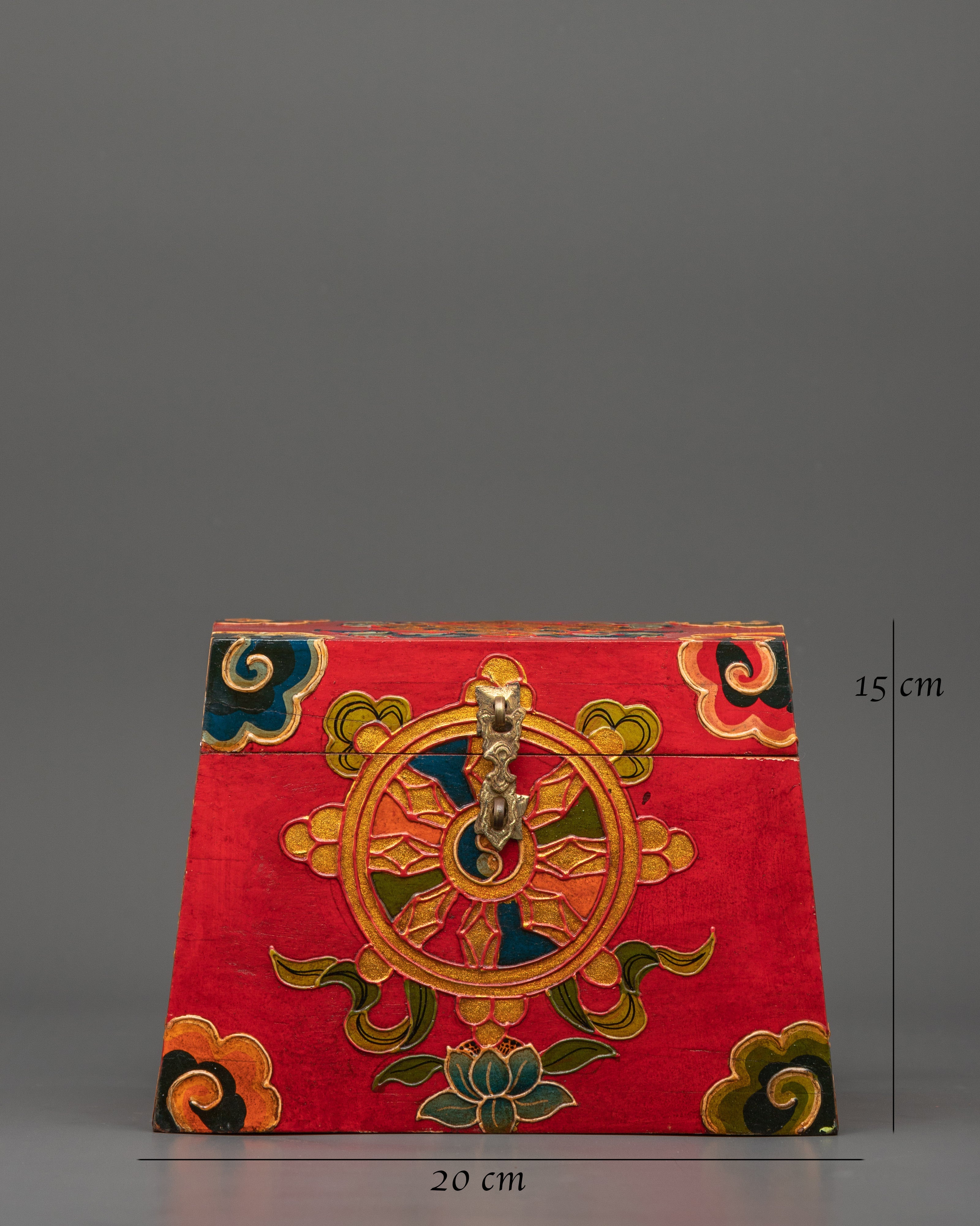 Sacred Hand-Painted Treasure Box | Spiritual & Decorative Use