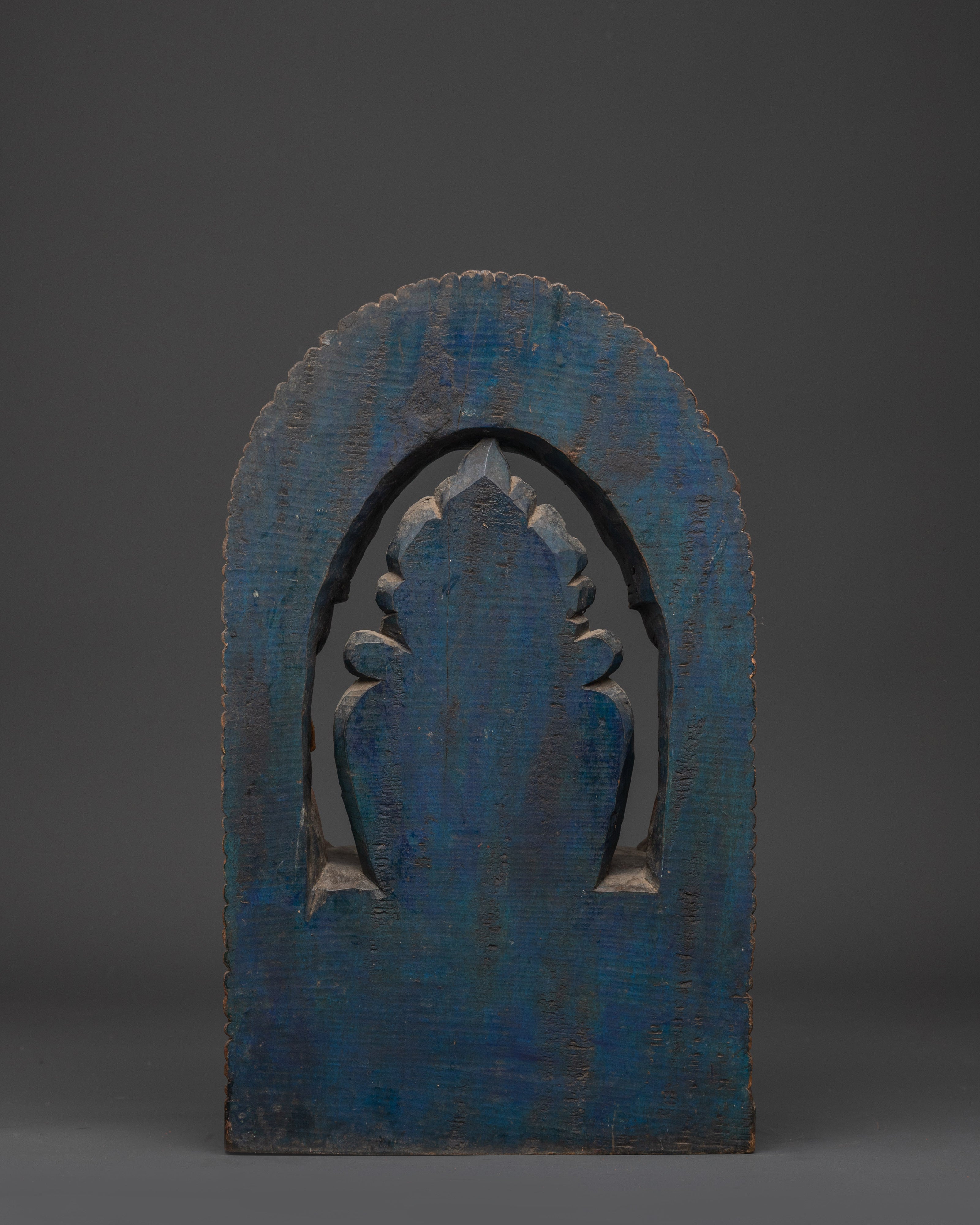 Hand Carved Meditation Shakyamuni Buddha Figurine | Wooden Tibetan Buddha Statue