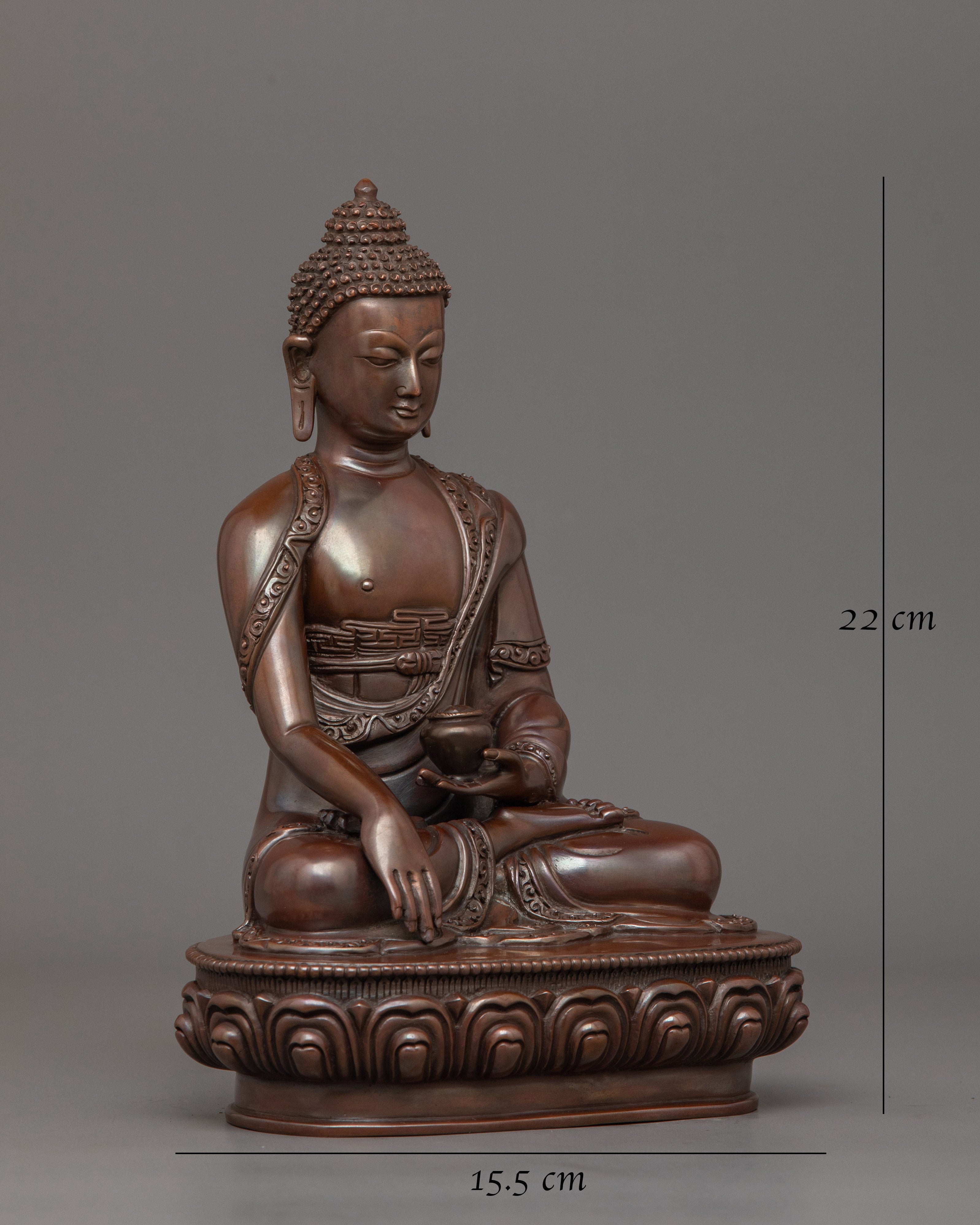 Enlightened Buddha Shakyamuni Statue for Meditation