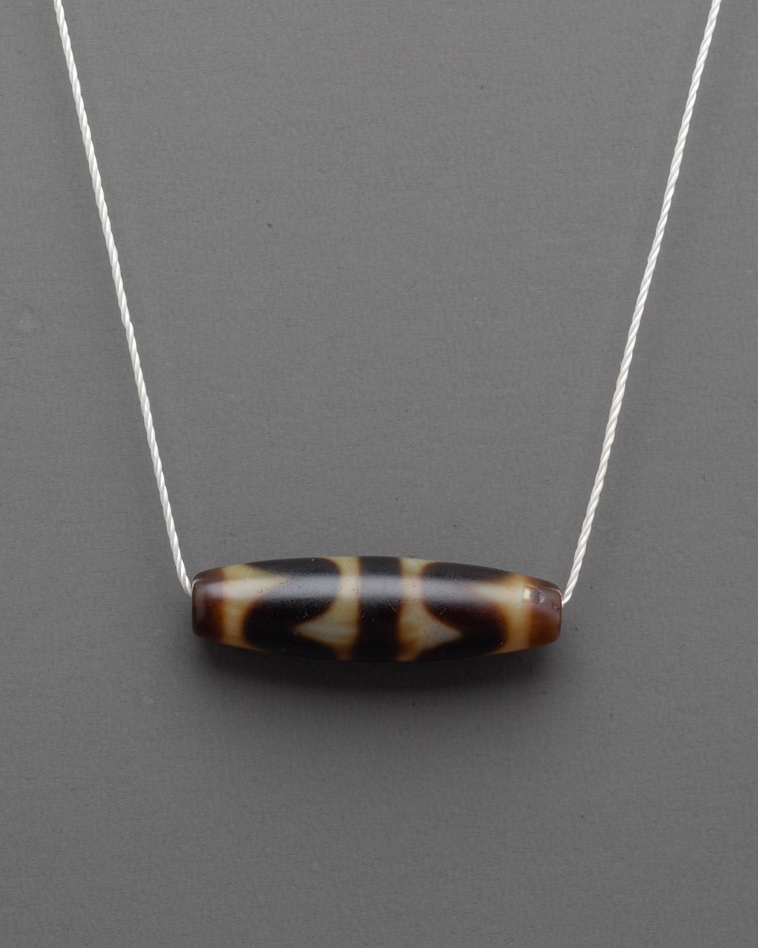 Himalayan Tibetan Dzi Bead Amulet Pendent