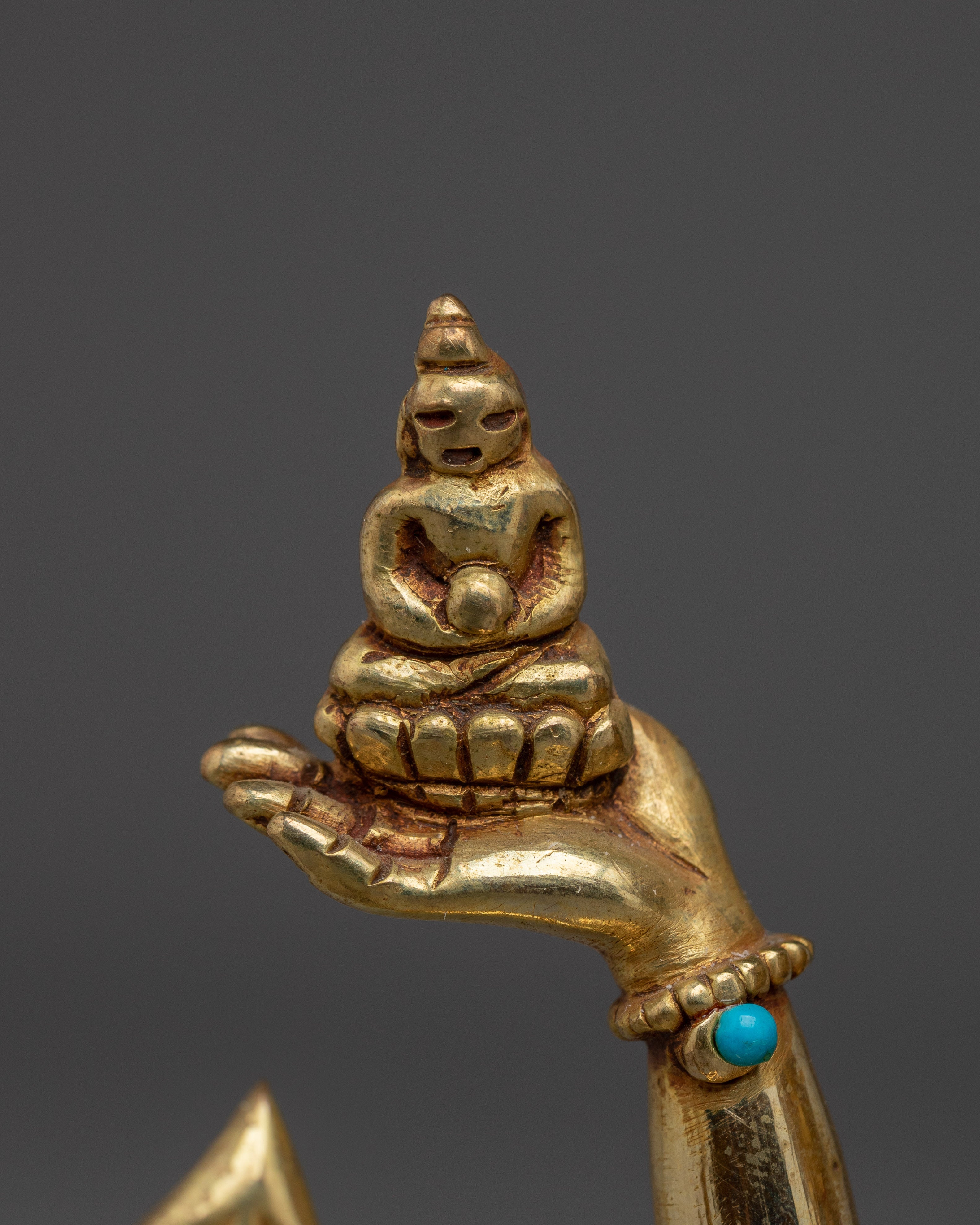 Tibetan Buddhist Deity Namgyalma Copper Statue | Spiritual Protector Sculpture