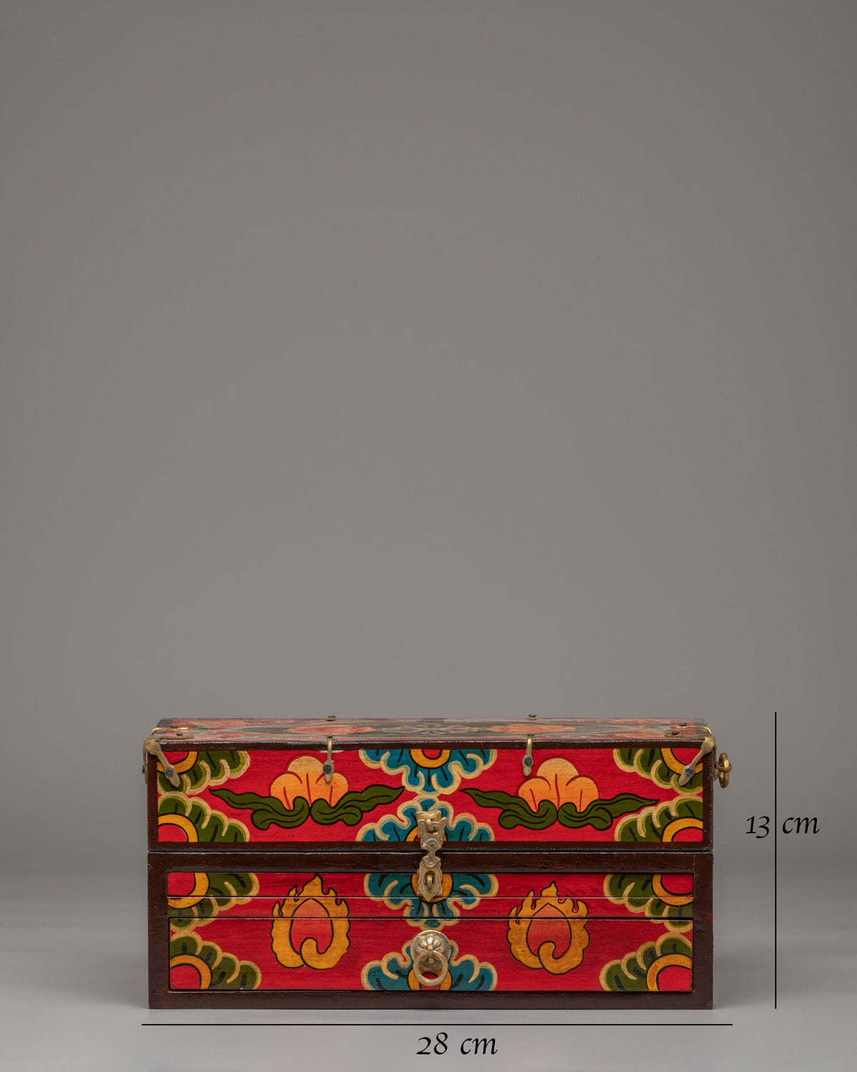 Spiritual Altar Box with Statue | Sacred Decor for Meditation & Rituals