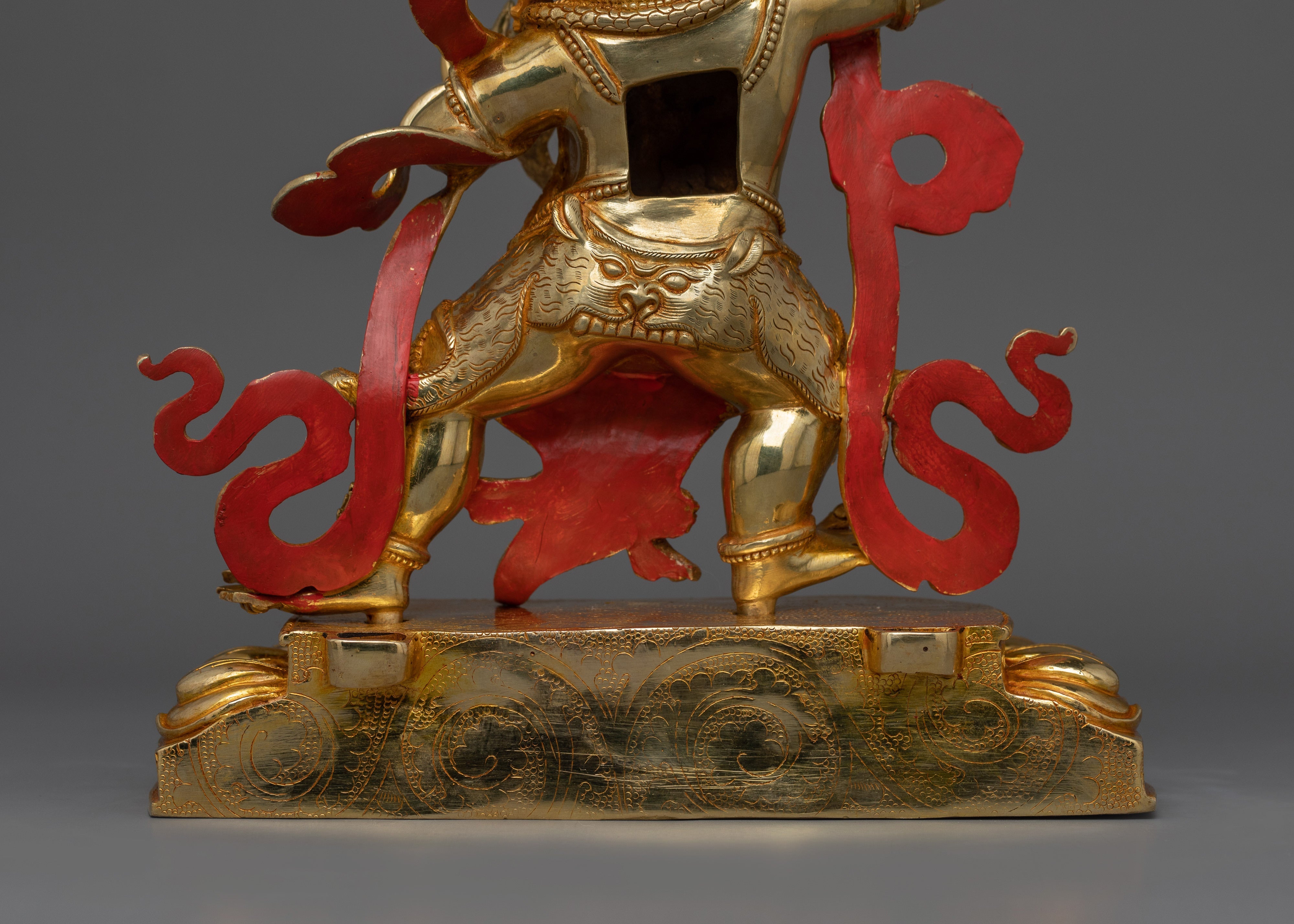 Handcrafted Tibetan Statue of Vajrapani | Wrathful Form