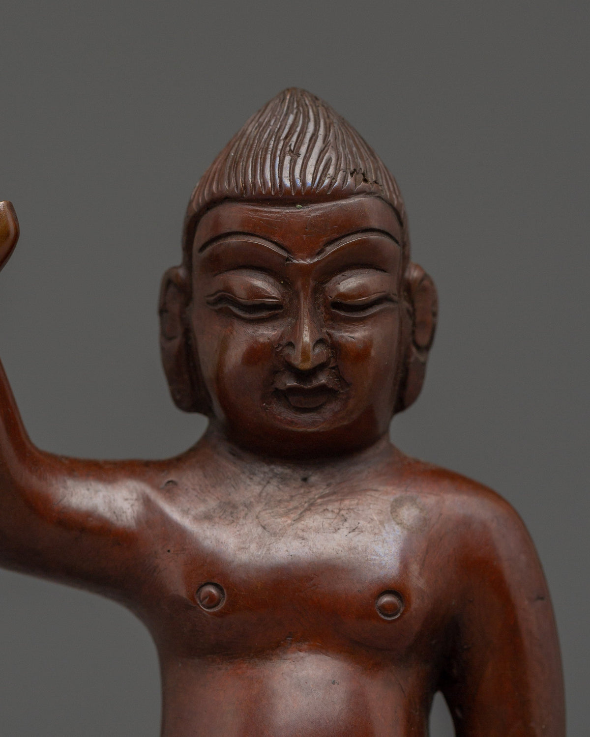 Elegant Little Buddha Statue | Handcrafted Buddhist Sculpture for Peace & Serenity