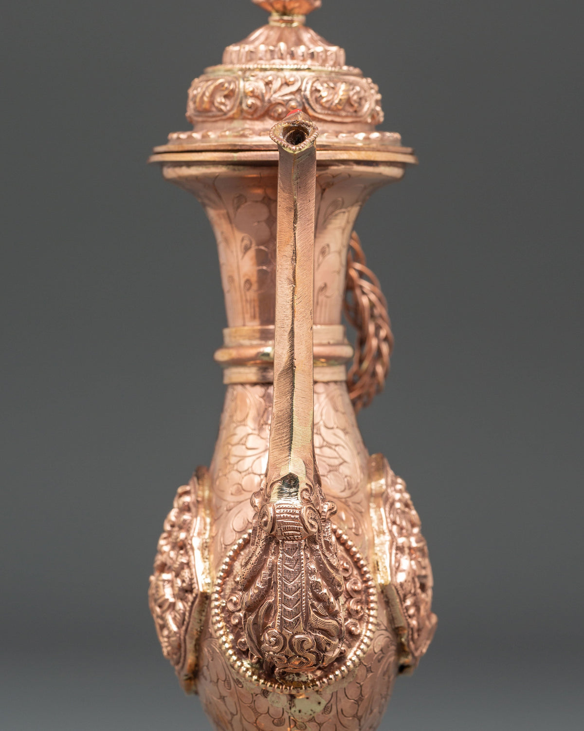 Handmade Copper Bhumba | Tibetan Buddhist Ritual Vase