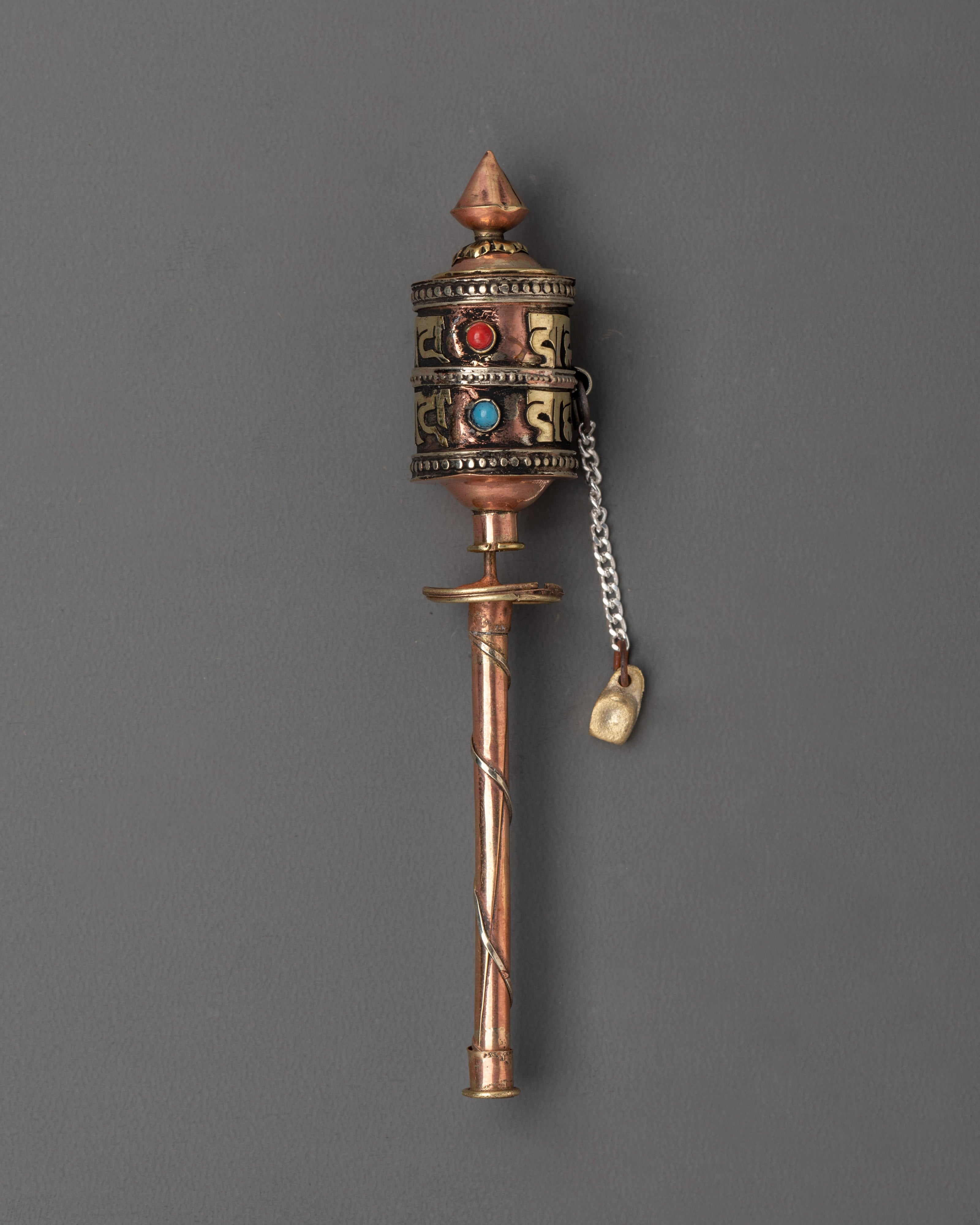 Spinning Mantra Prayer Wheel