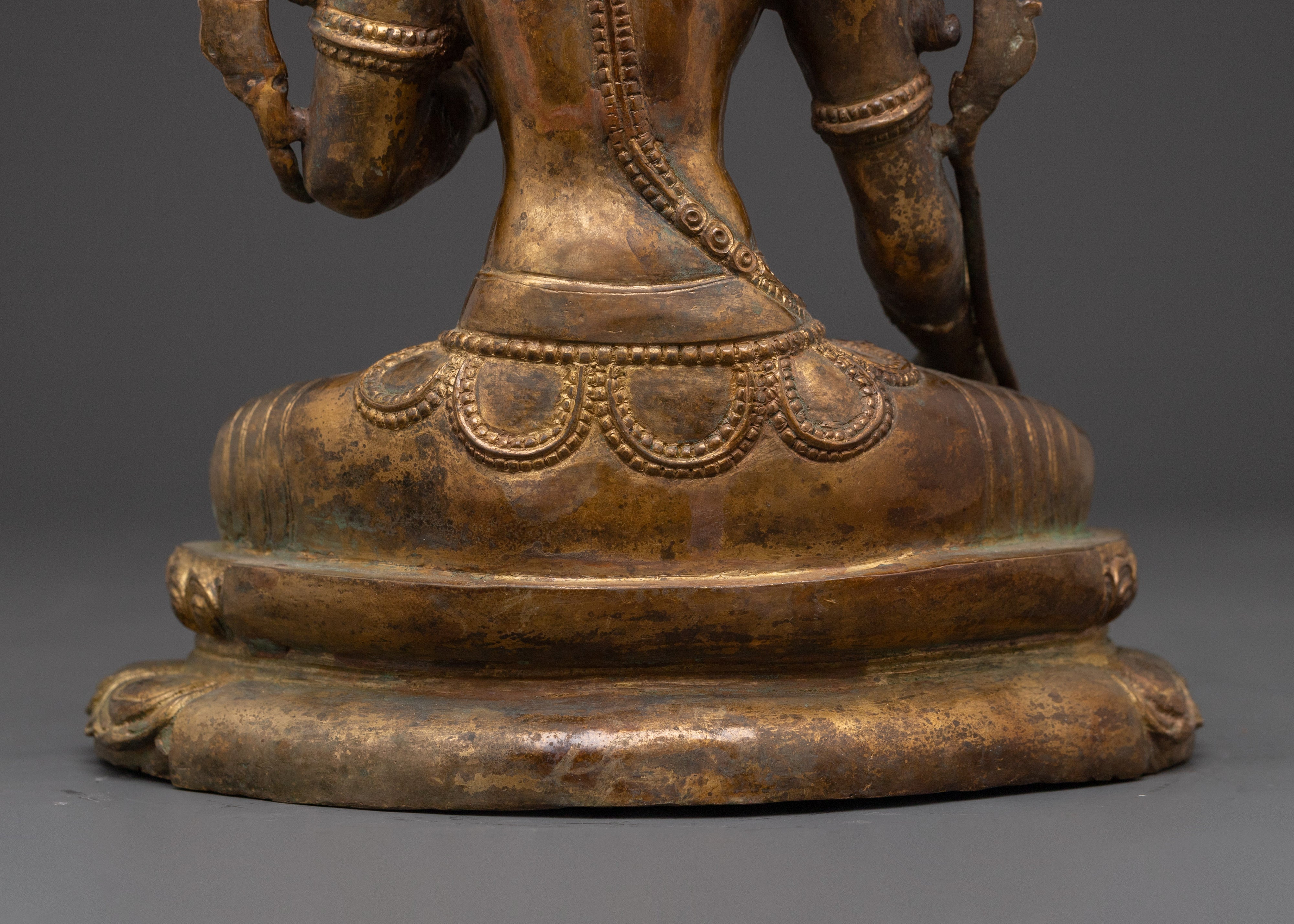 Handcrafted White Tara Brass Statue | For Healing and Mindfulness