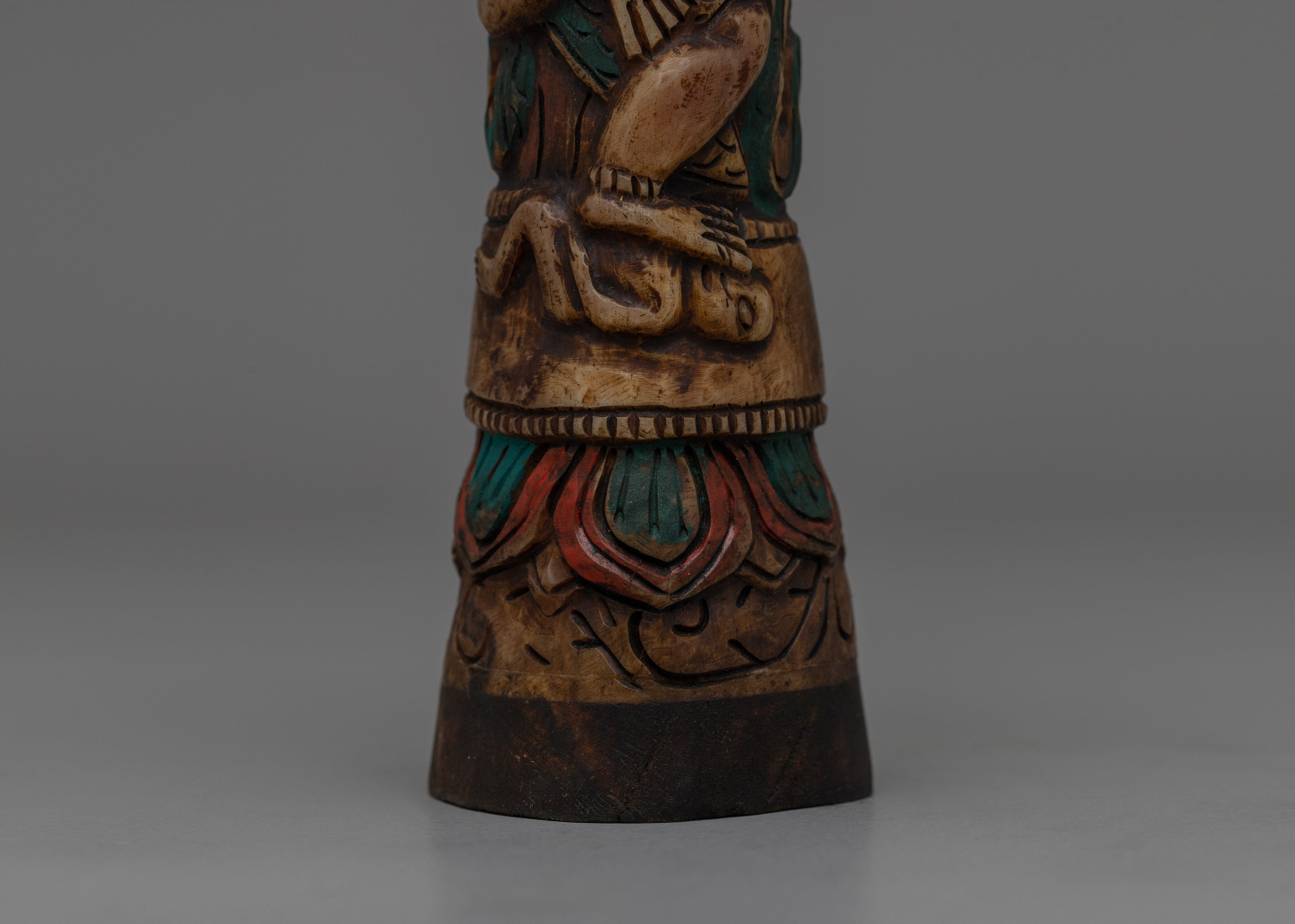 Handcrafted Mahakala Protector Statue | Guardian Deity of Tibetan Buddhism