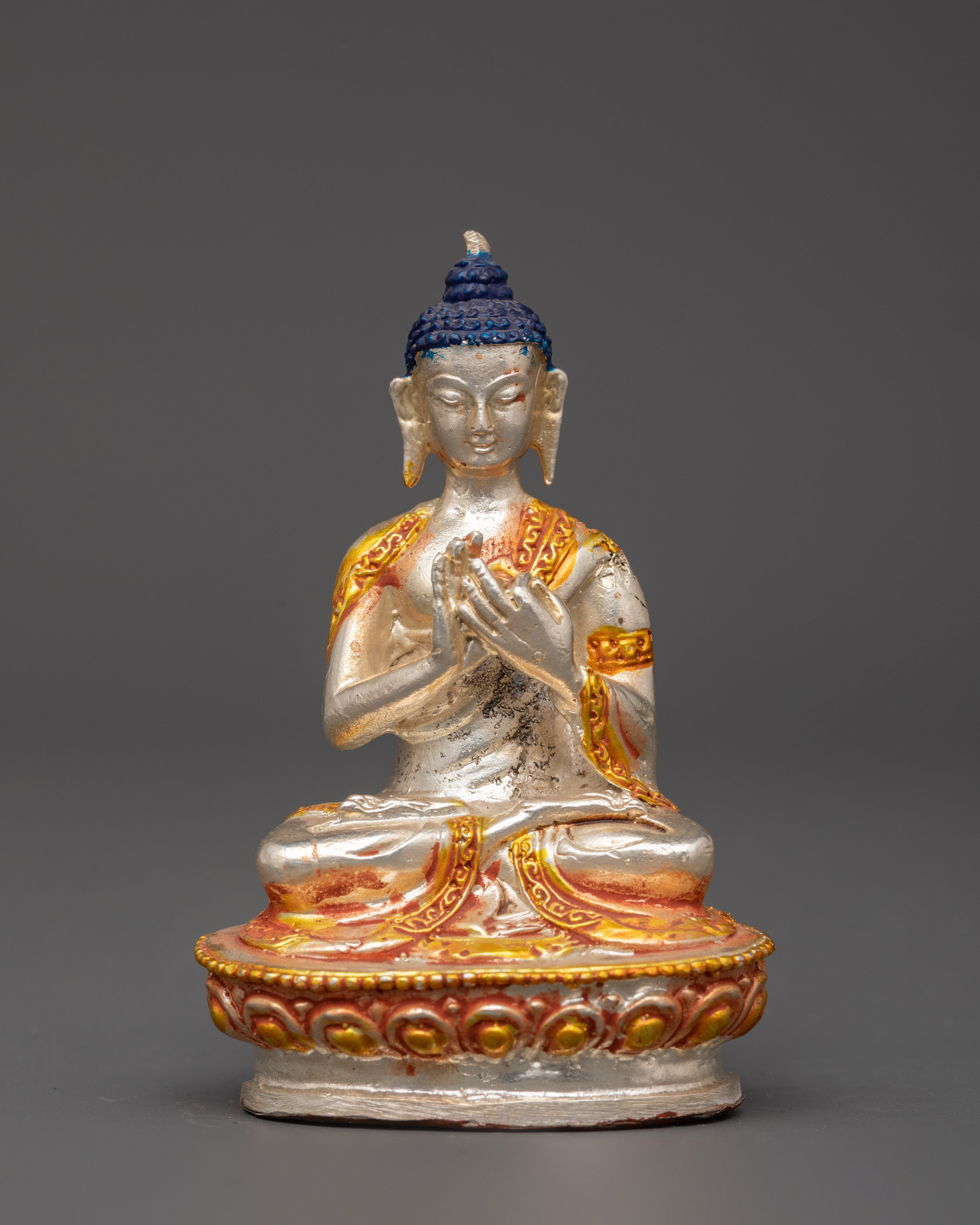 Gold & Silver-Plated Vairochana Buddha