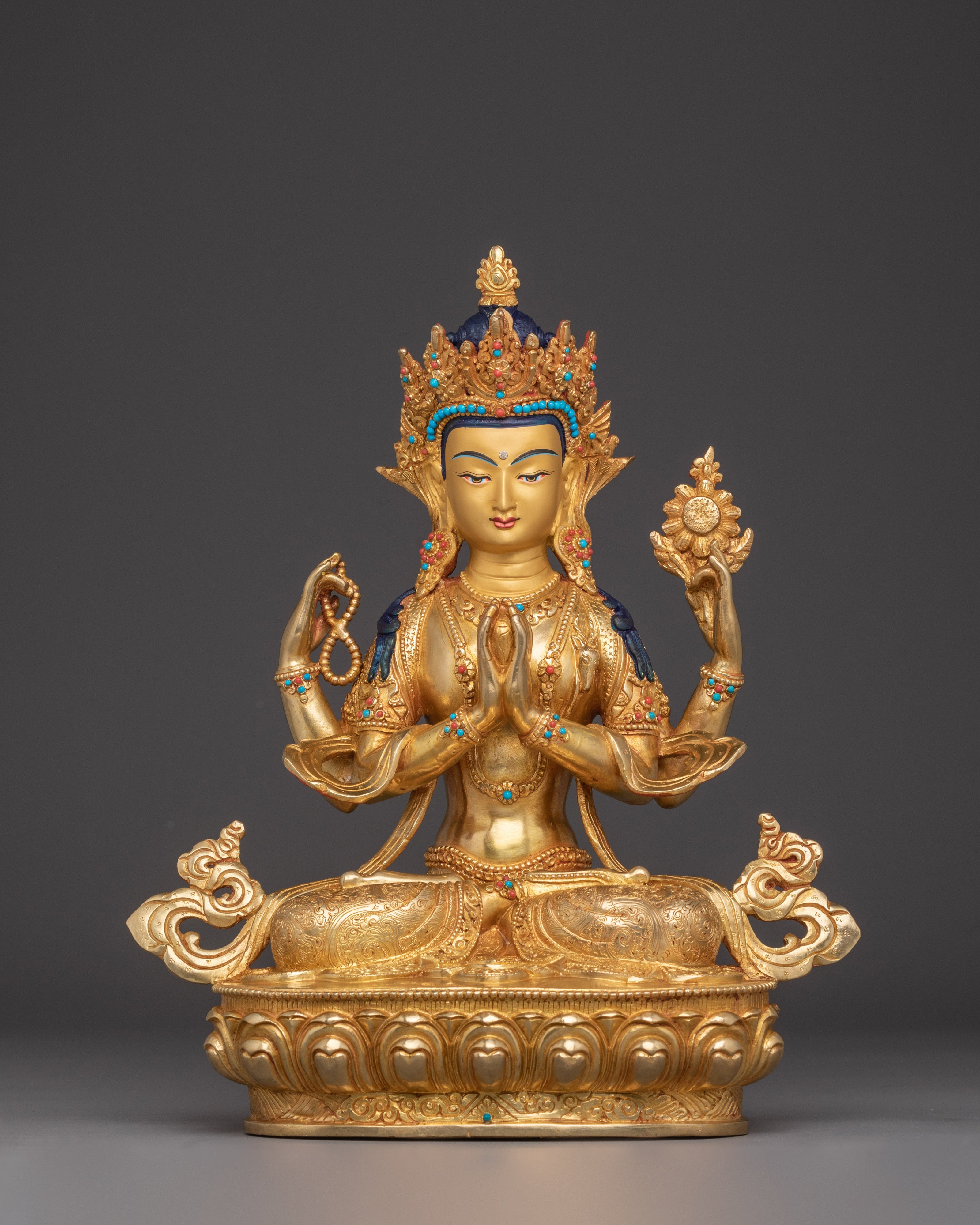 bodhisattva-four-armed-chenrezig-statue