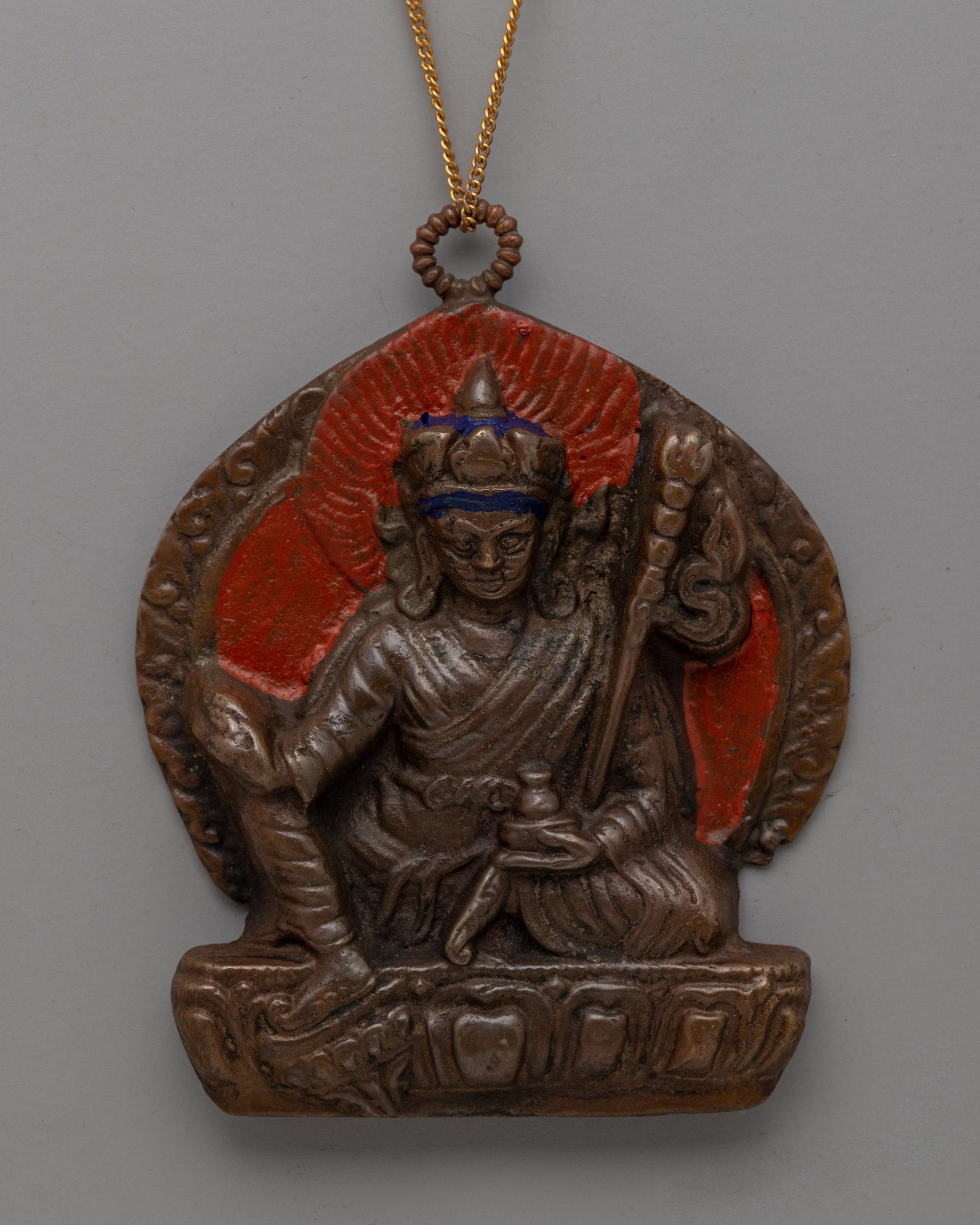 Oxidized Brass Guru Rinpoche Locket