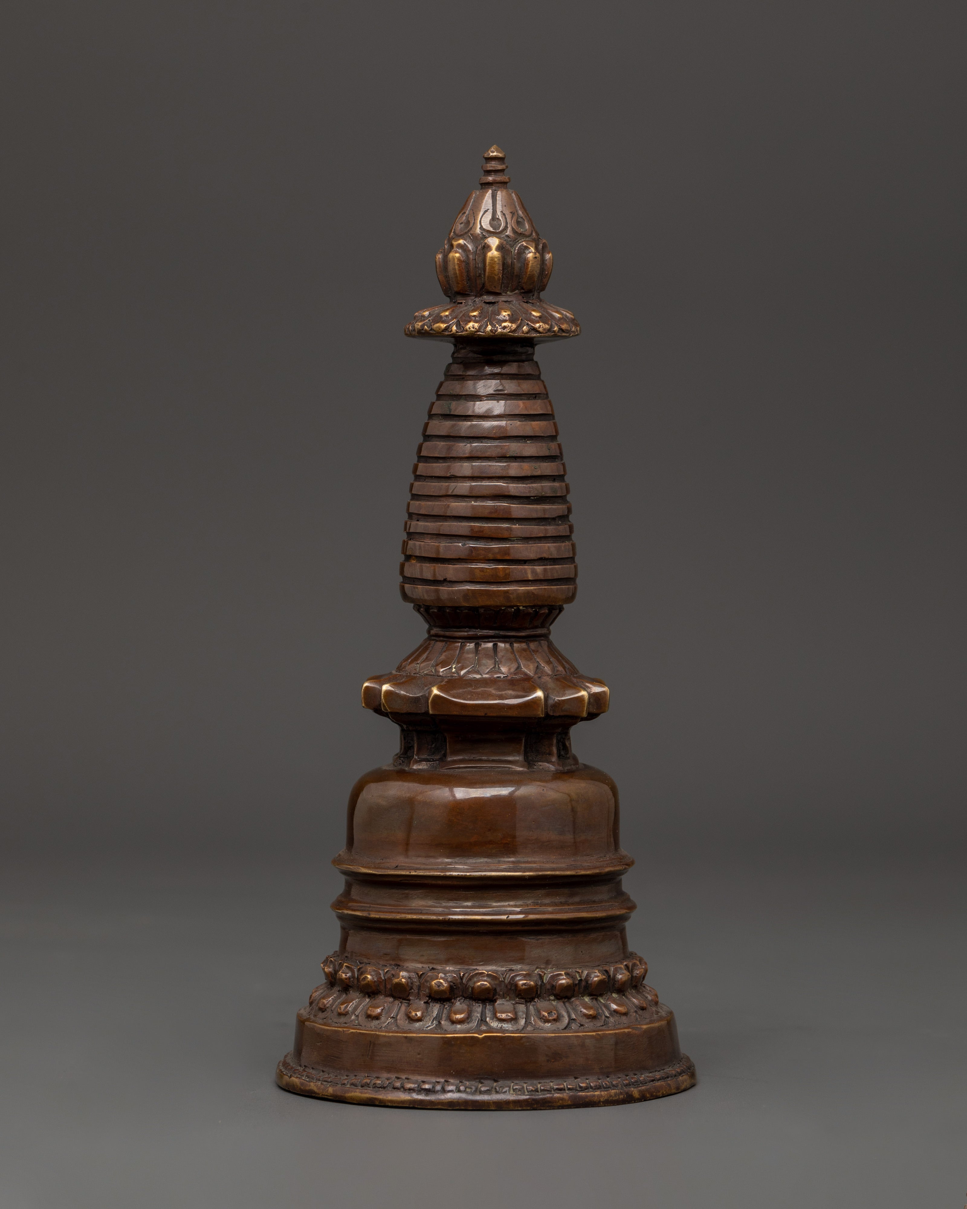 Copper Stupa for Altar | Altar and Meditation