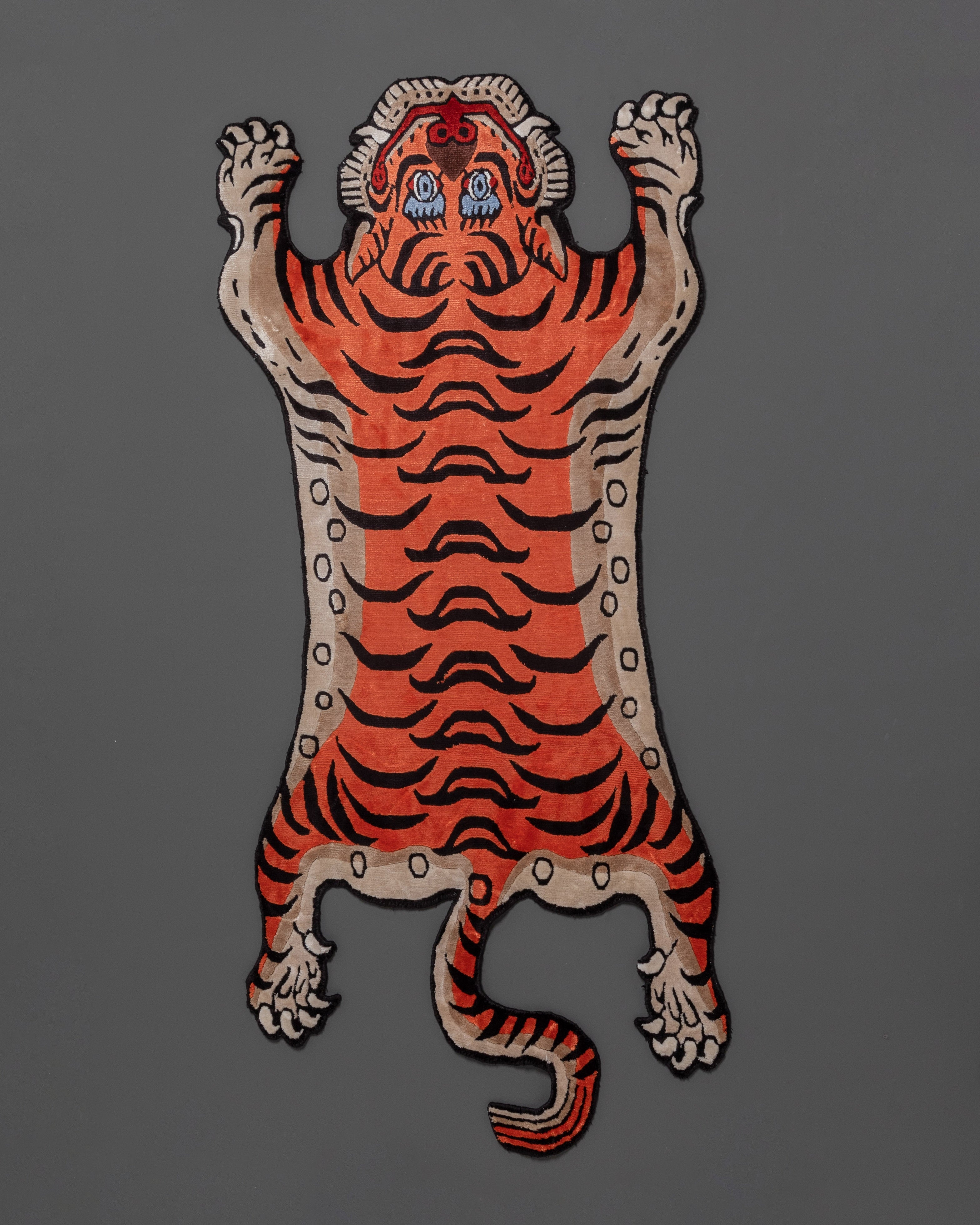Tiger Skin Knotted Rug