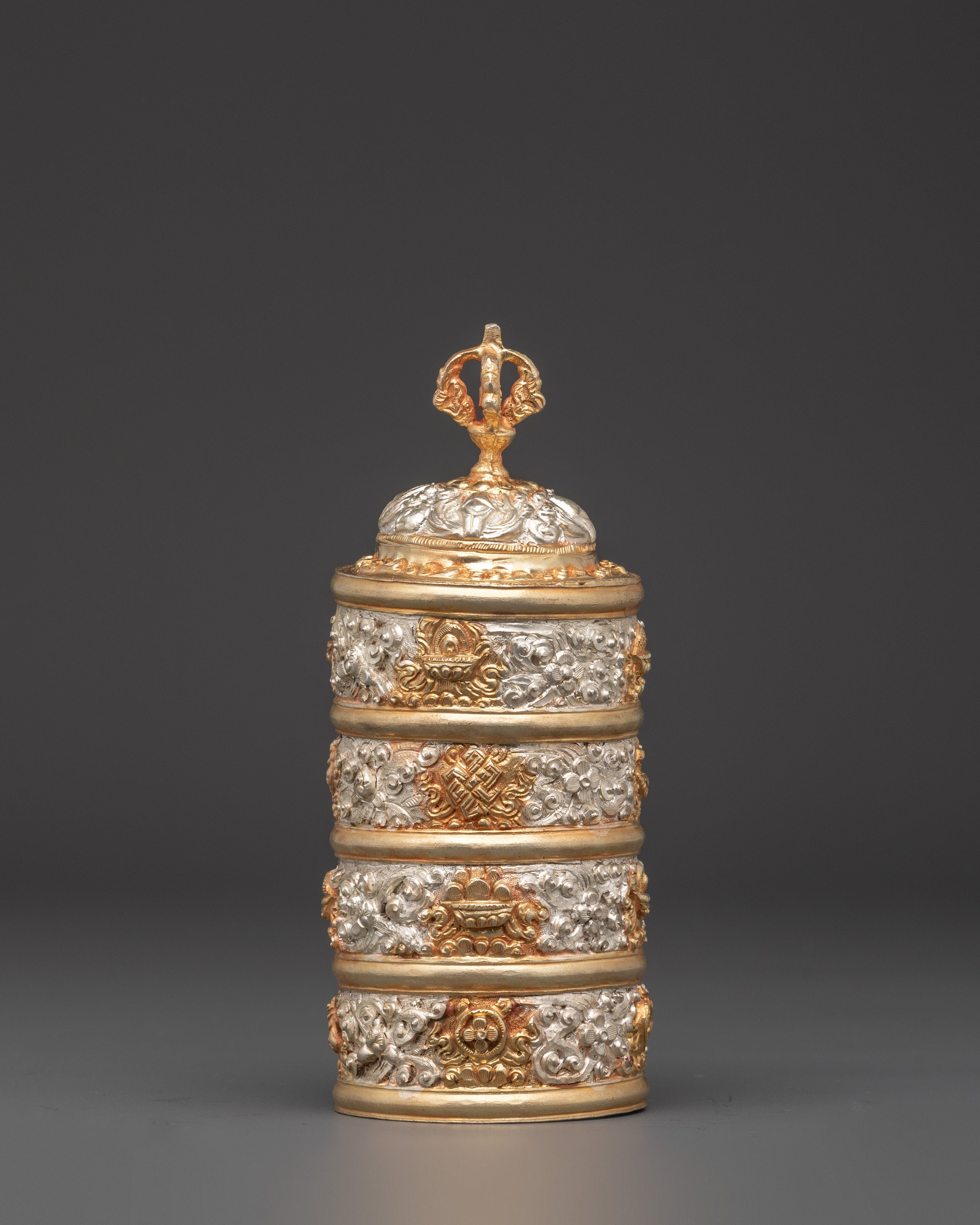Handcrafted Tibetan Buddhist Rice Pot