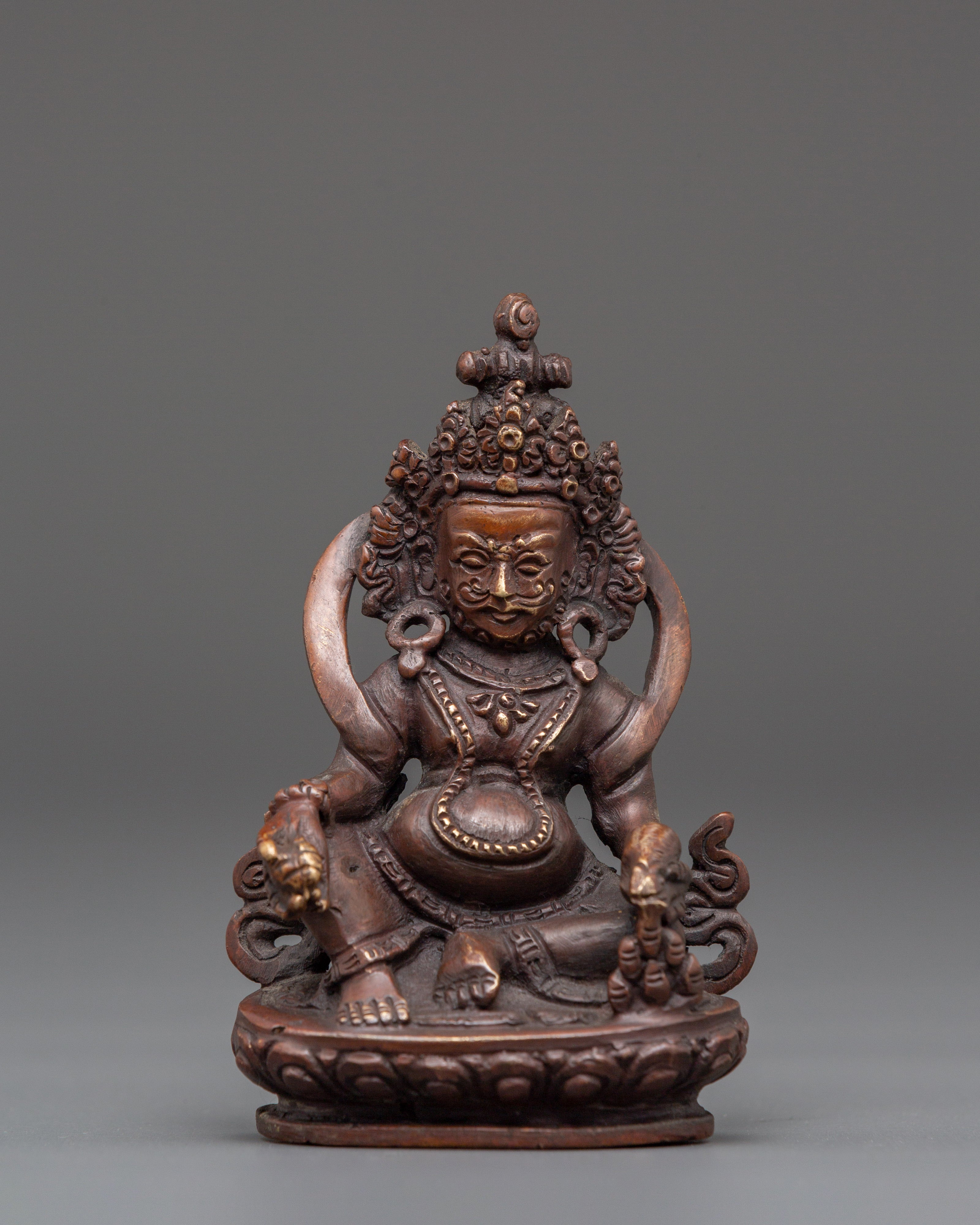 Handmade Statue of Buddhist Kubera