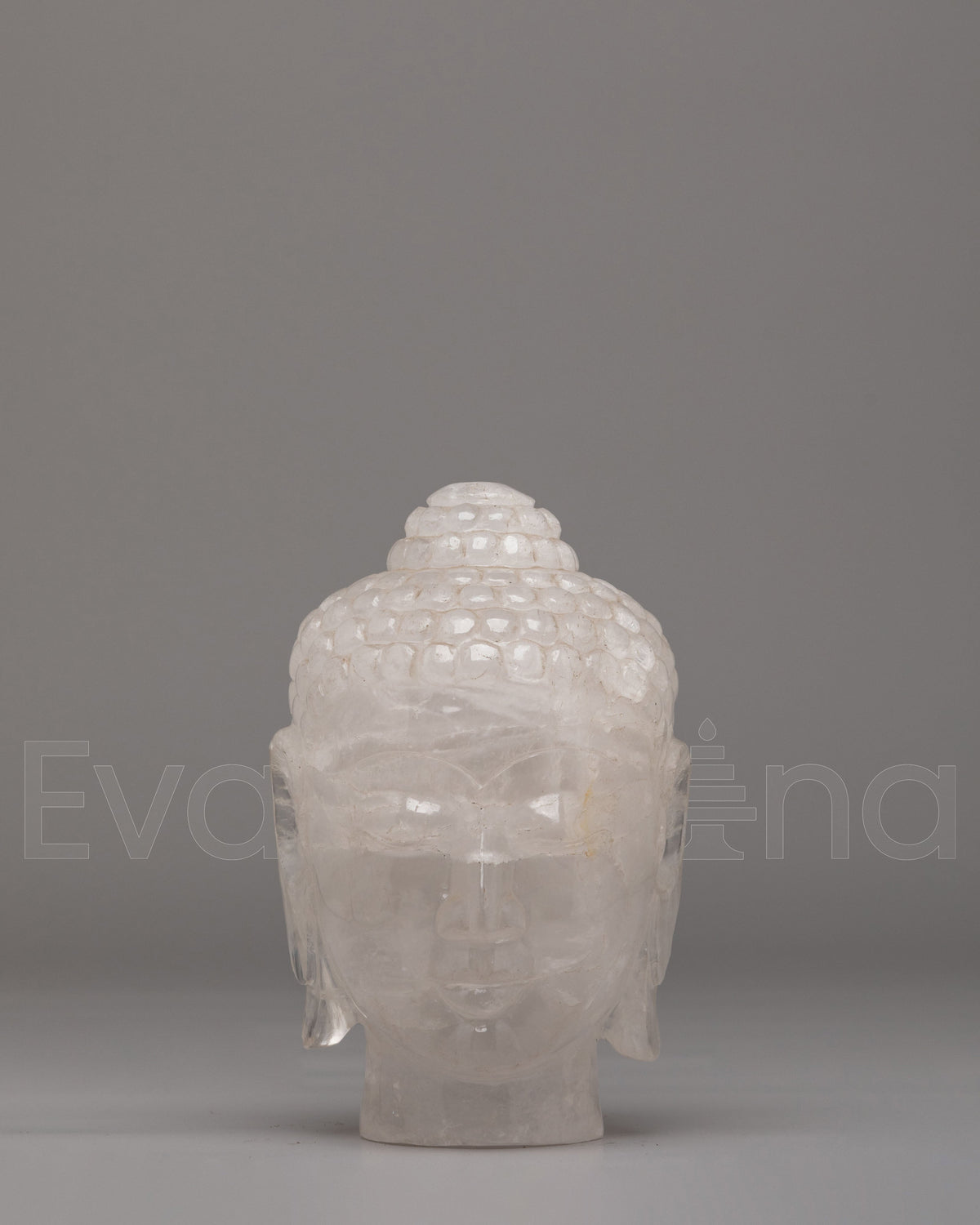 Buddha head sculpture