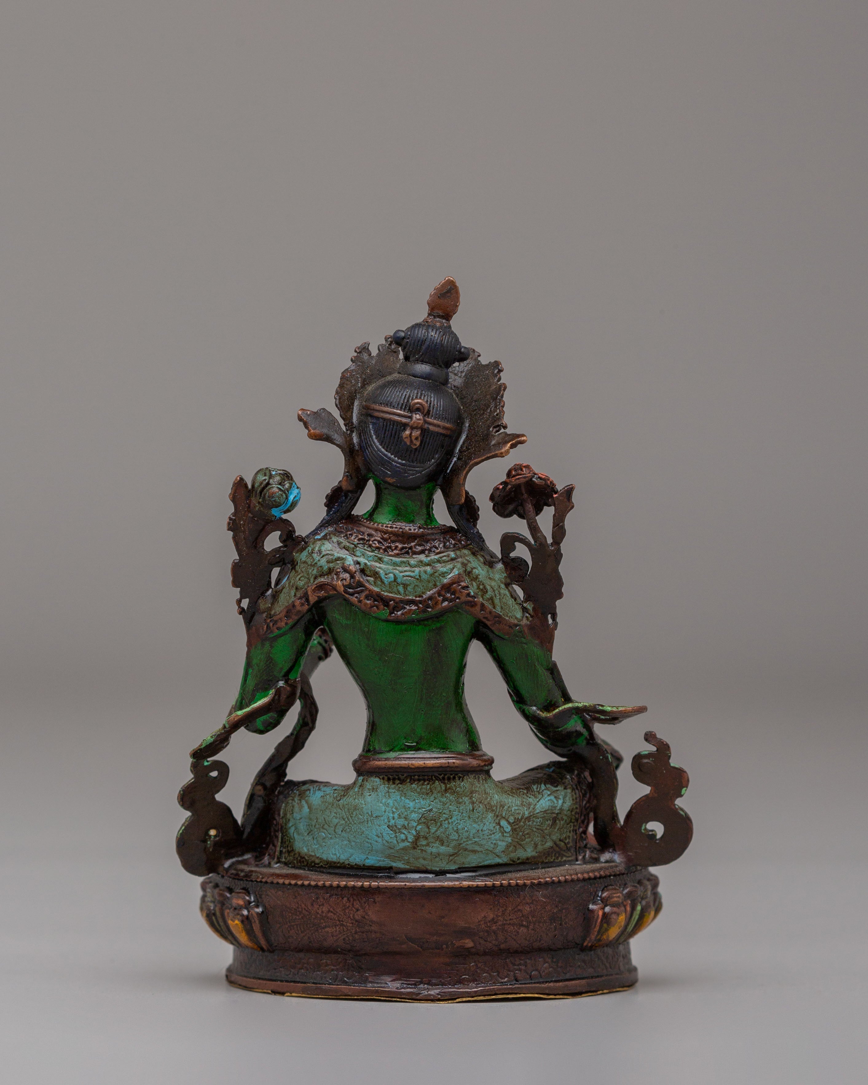 Traditional Green Tara Deity Statue | Himalayan Artwork