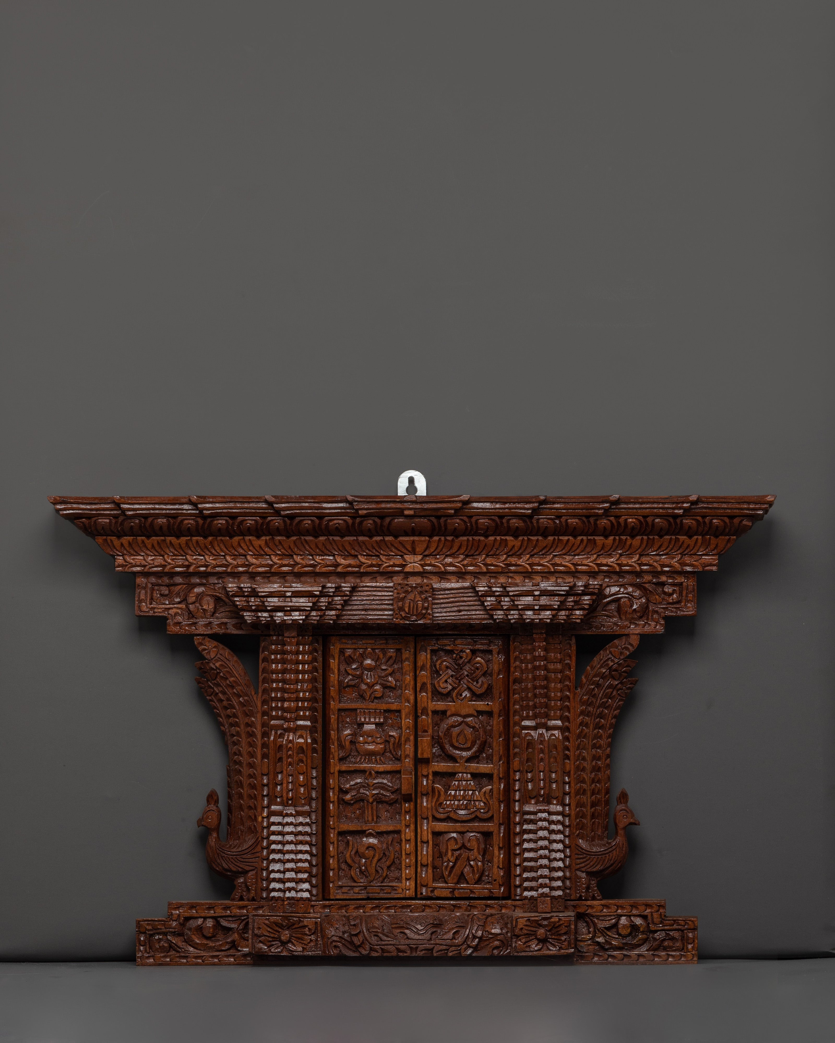 wooden door wall hanging