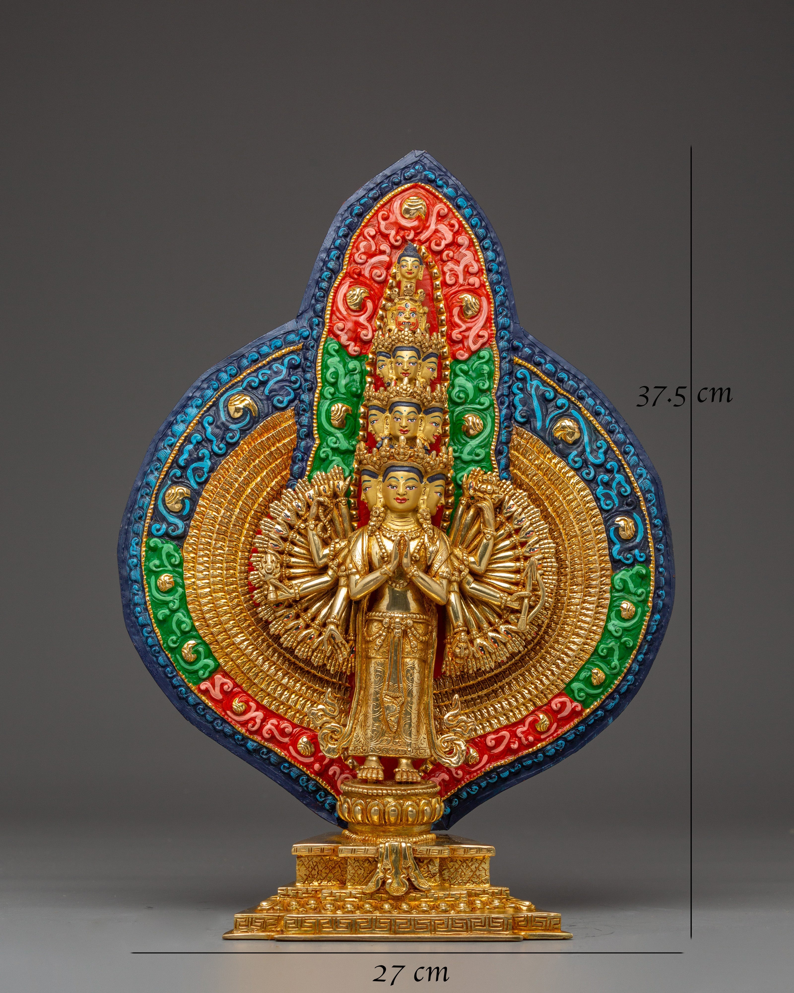Thousand Armed Chenrezig Statue | Spiritual Buddhist Art