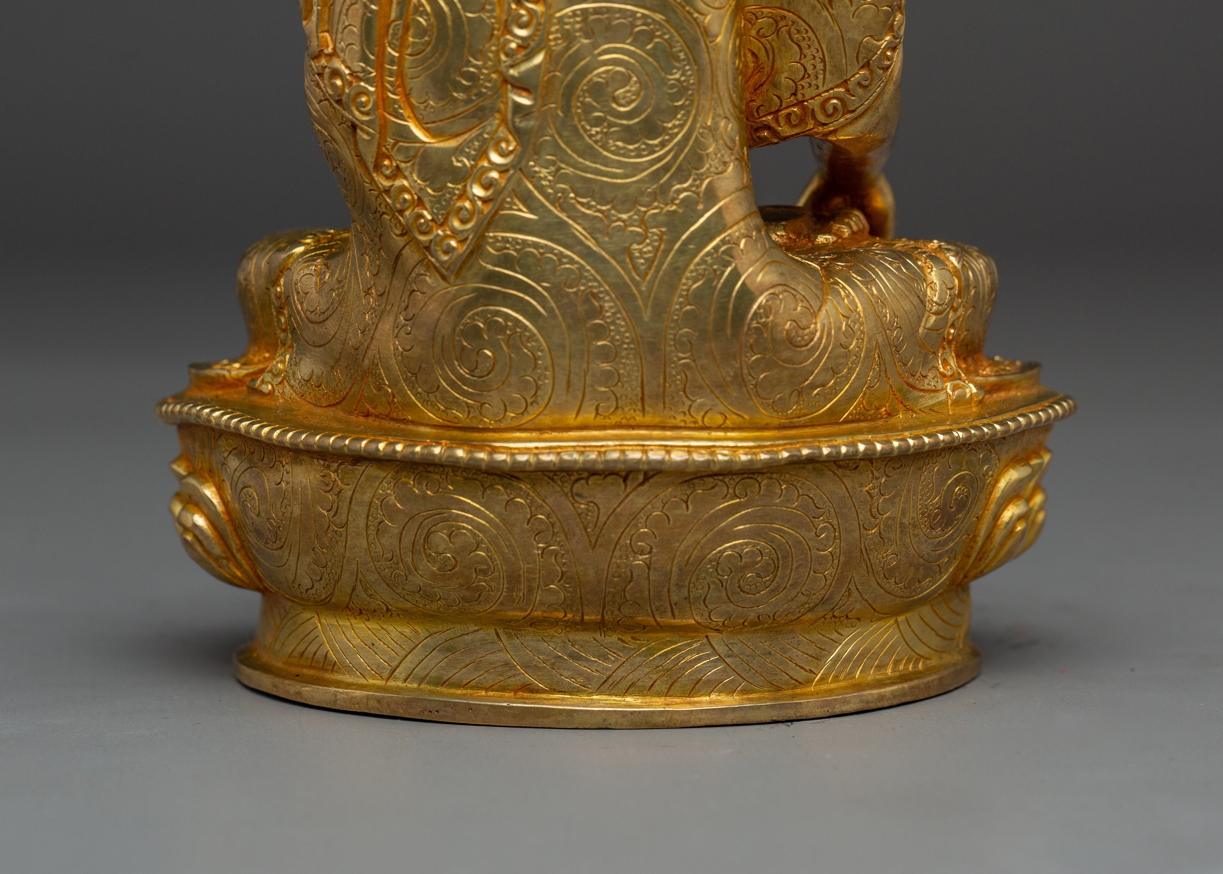 24K Gold Gilded Buddha Shakyamuni Artwork | Founder of the Buddhist Path