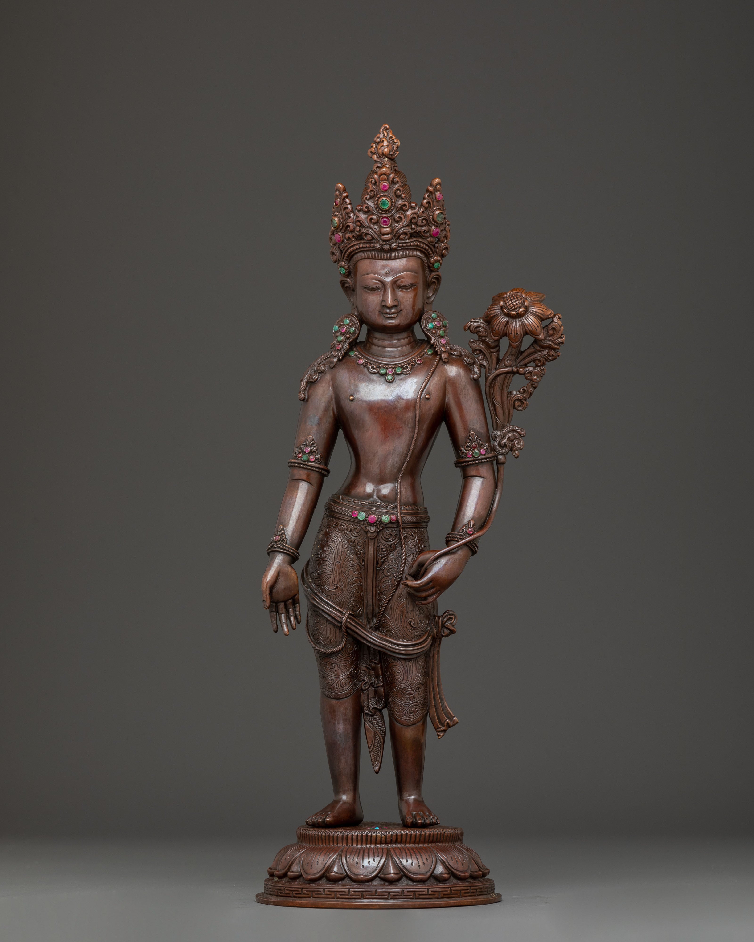 Himalayan Sculpture of Lokeshwor | Symbol of Compassion and Purity