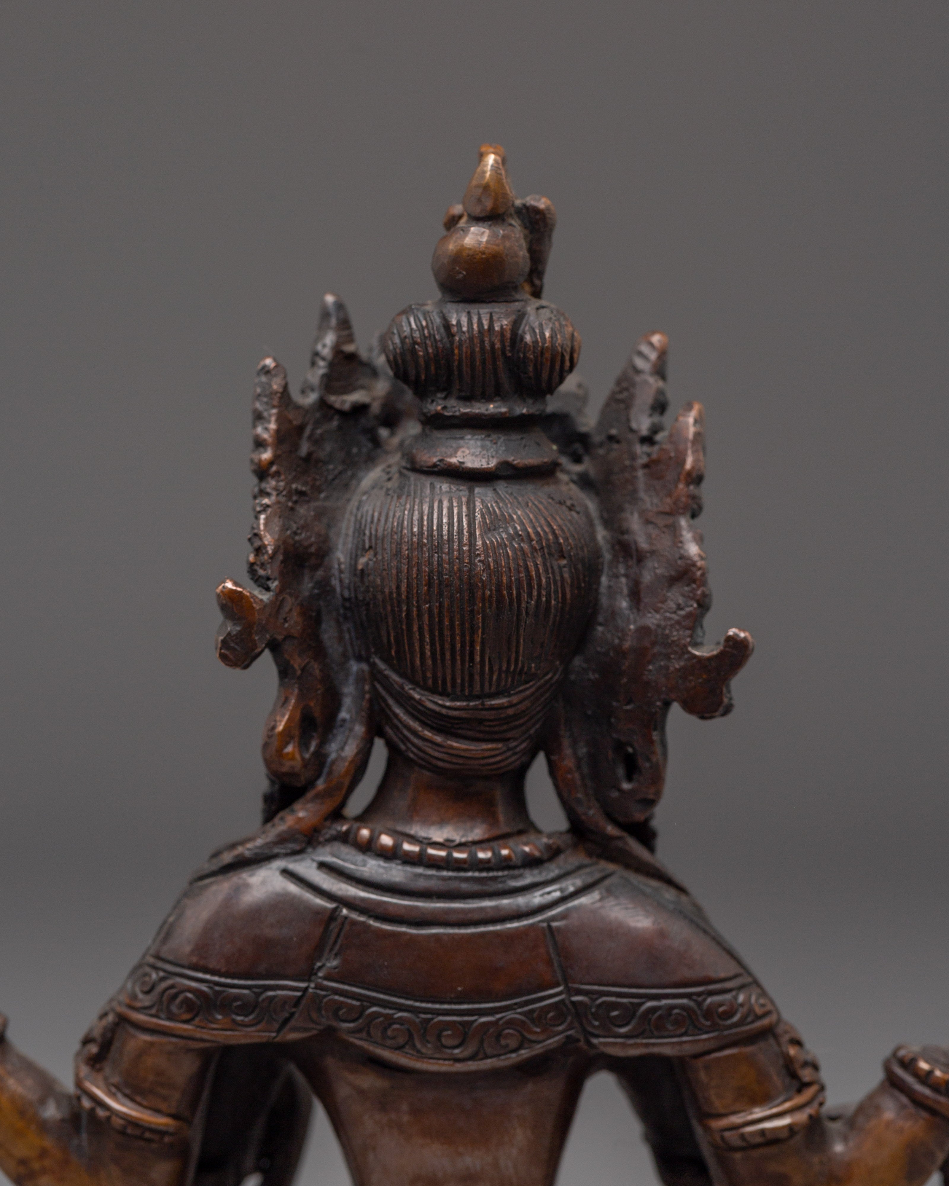 Laxmi Mata Oxidized Statue | Goddess of Wisdom