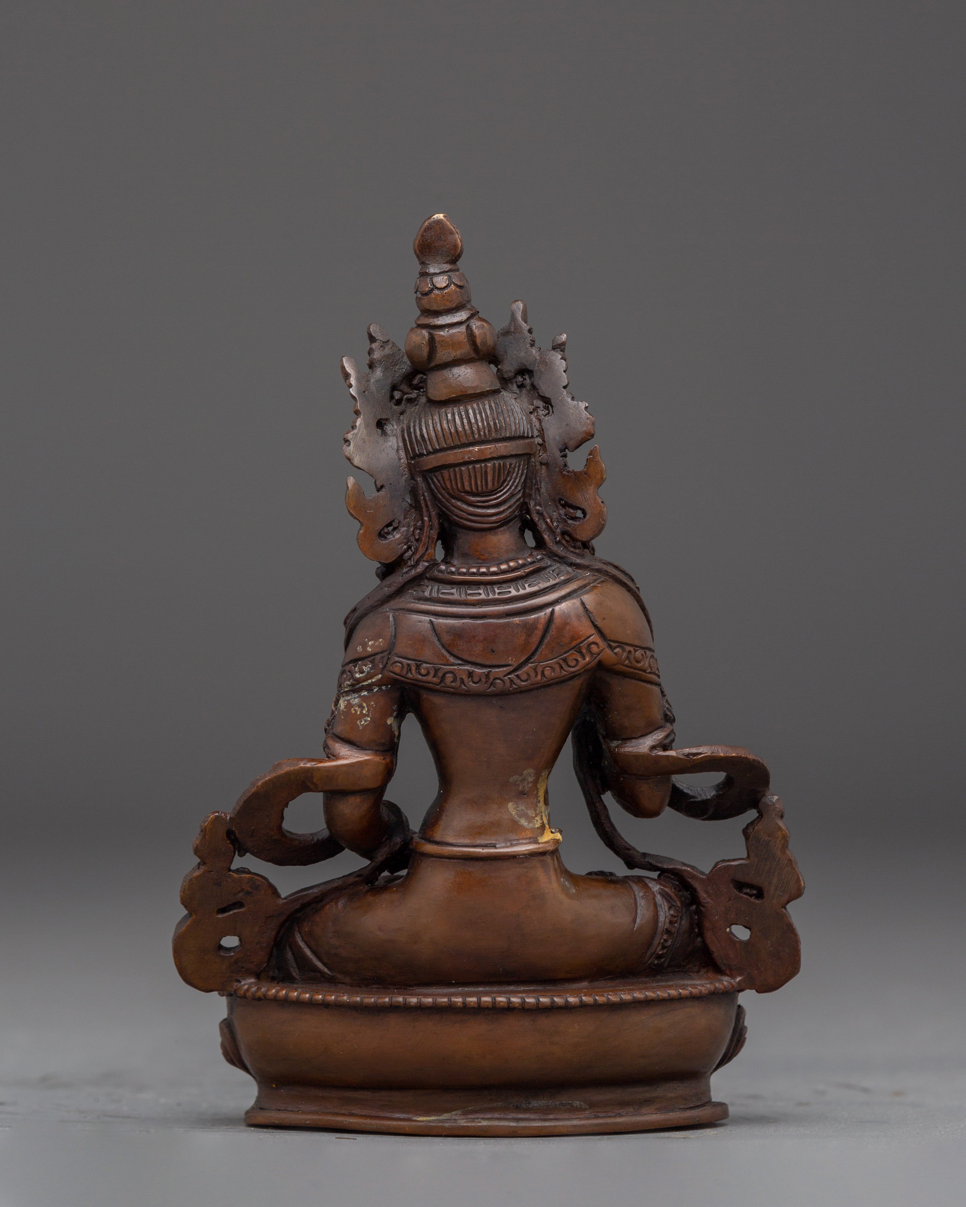 Oxidized Vajrasattva Decor Statue | Dorje Sempa - Purification Deity