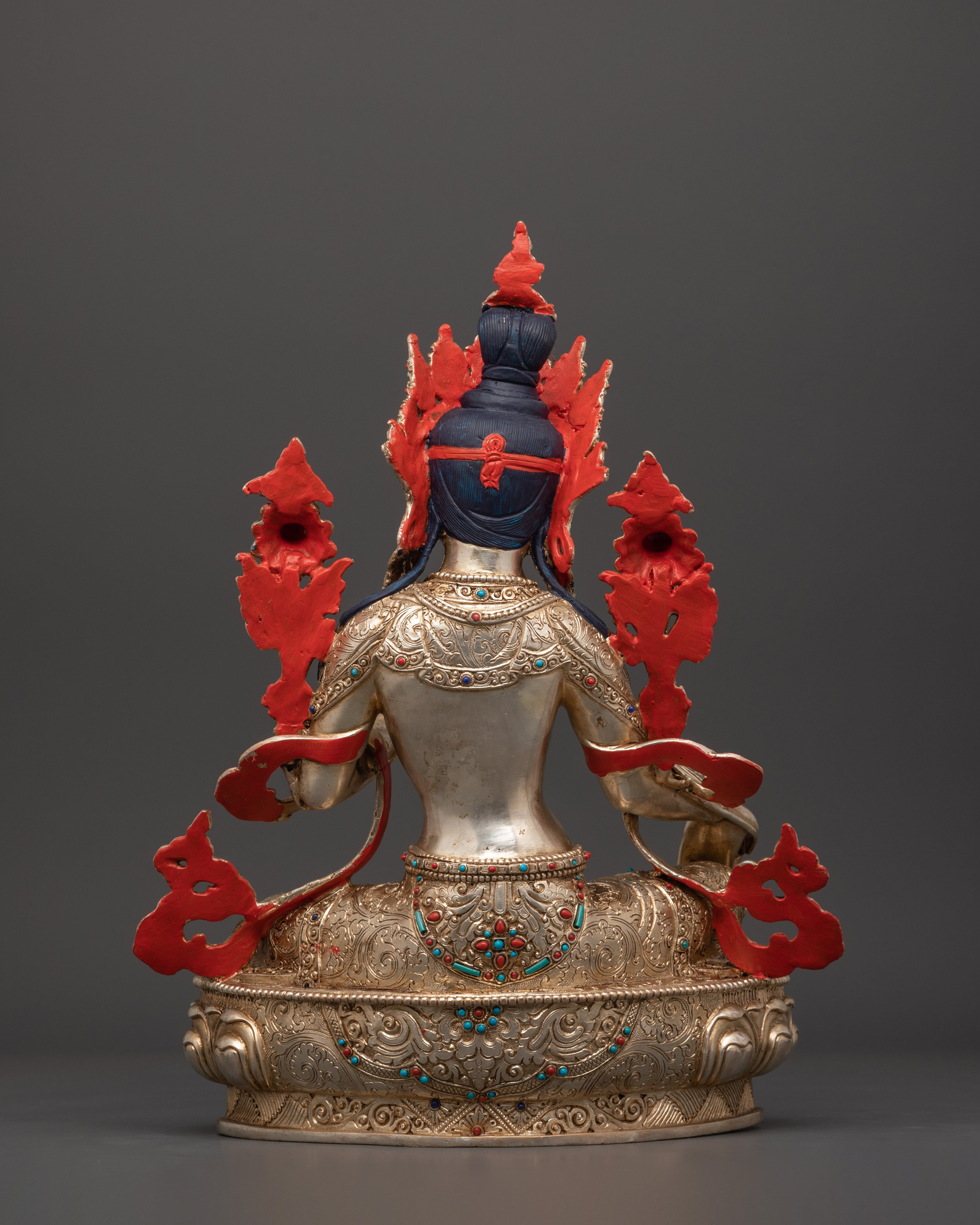 Sacred Green Tara Sculpture for Healing | Buddhist Goddess