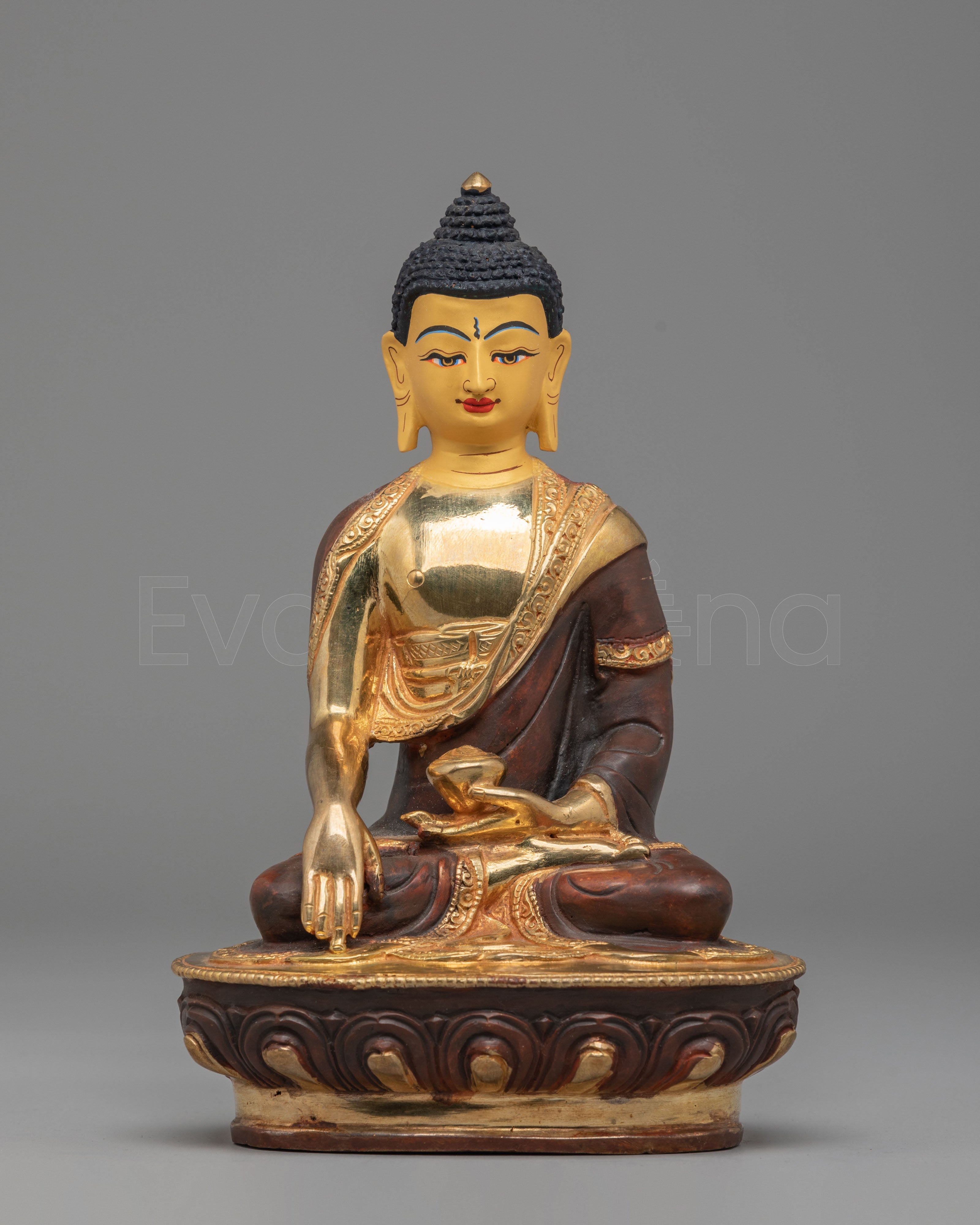 Golden Statue Of Buddha Shakyamuni