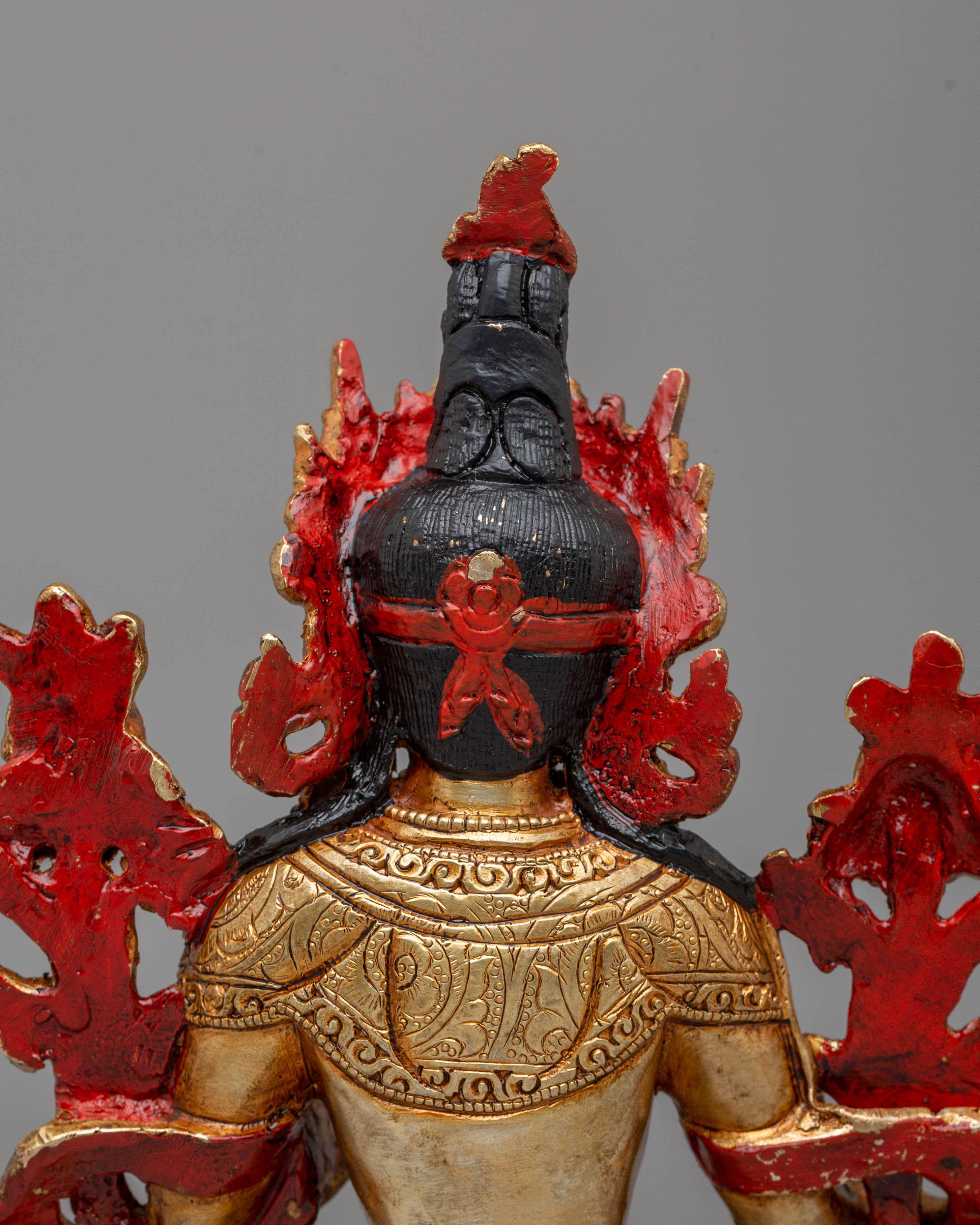 Green Tara Statue : Female Deity of Love and Compassion