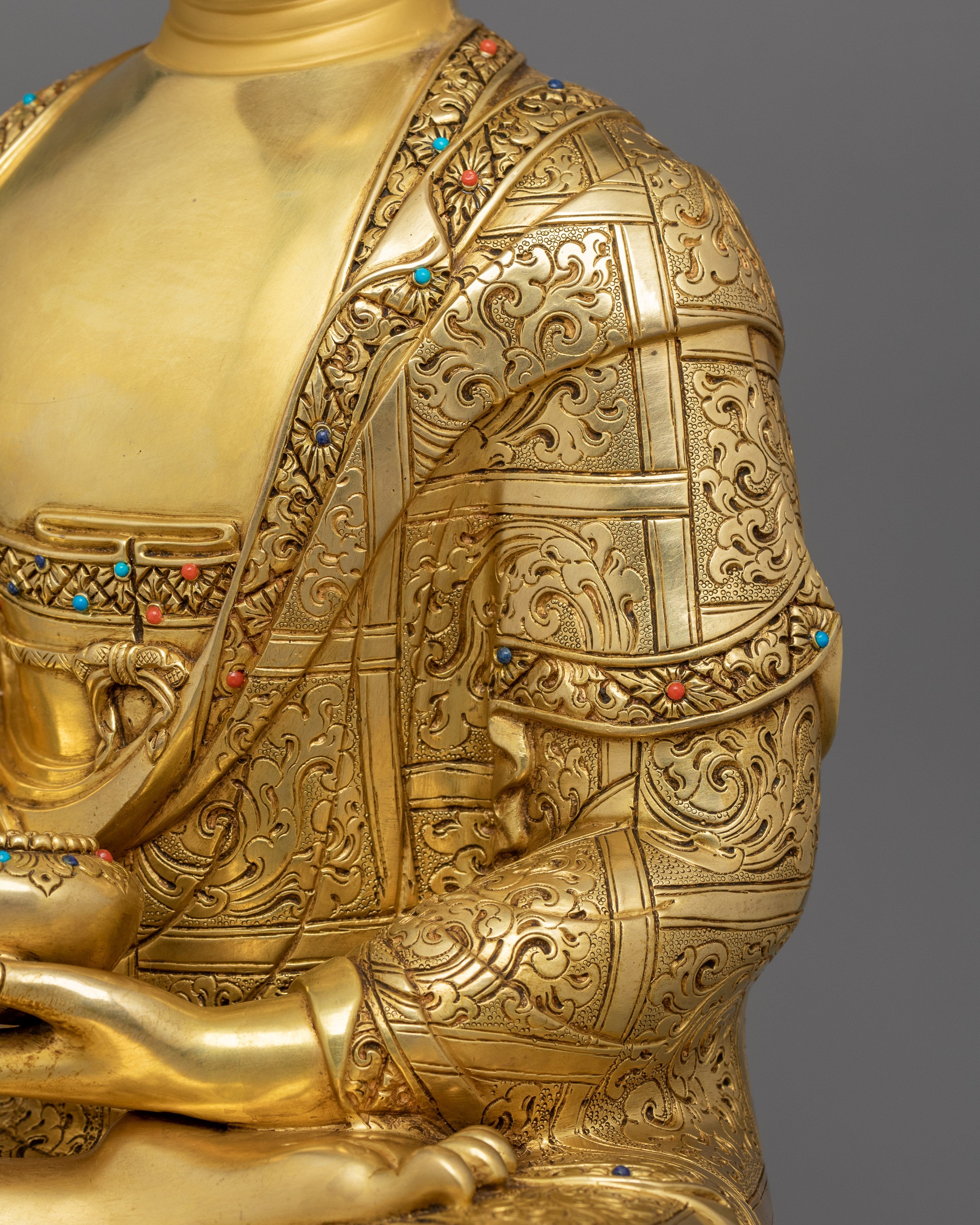 Enlightened Teacher Shakyamuni Buddha Sculpture | Symbol of Spiritual Awakening